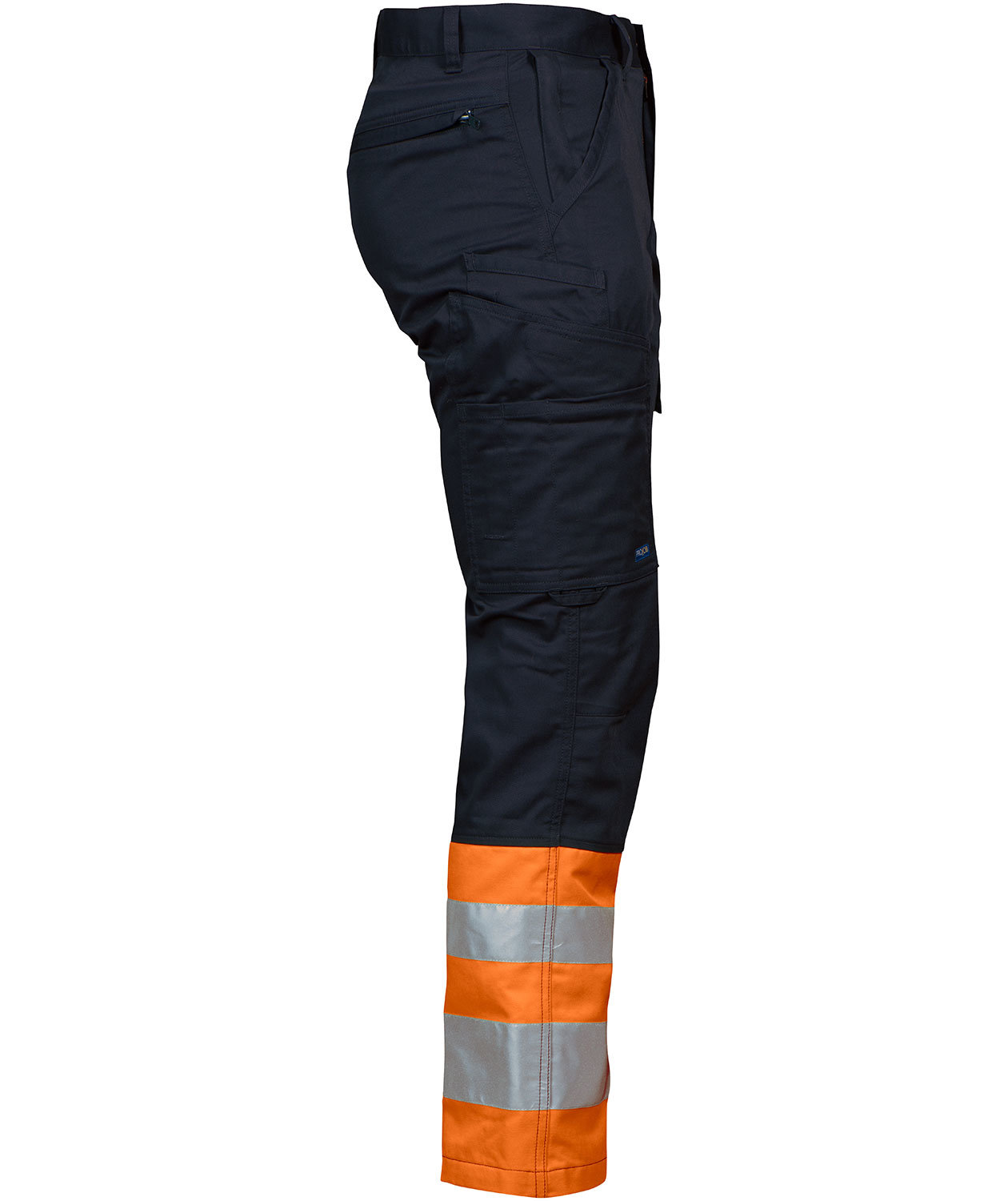 ProJob Arbeitshose 6523, Schwarz/Hi-vis Orange, large image number 3