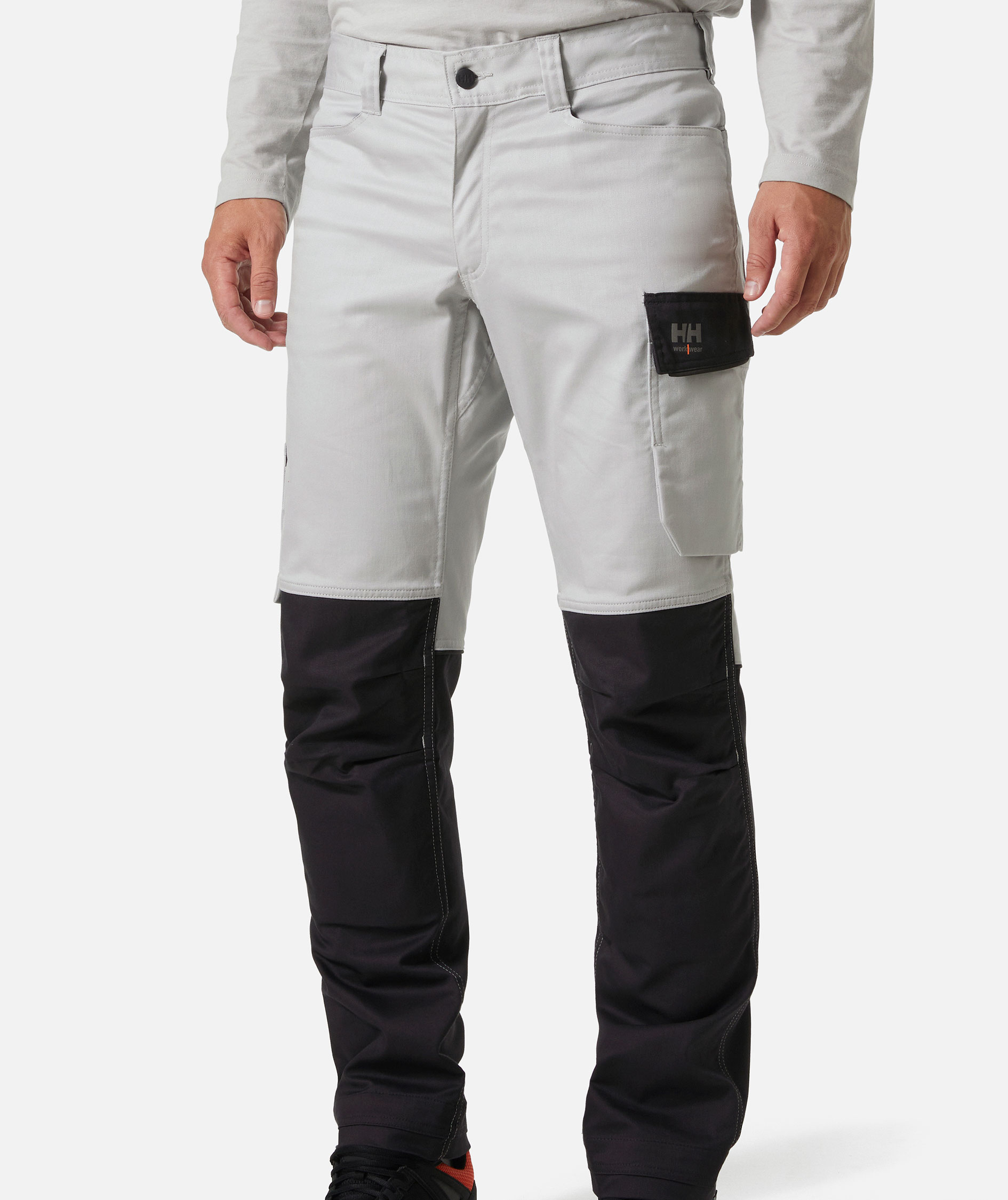 Helly Hansen Manchester Abeitshose, Grey fog/Ebony