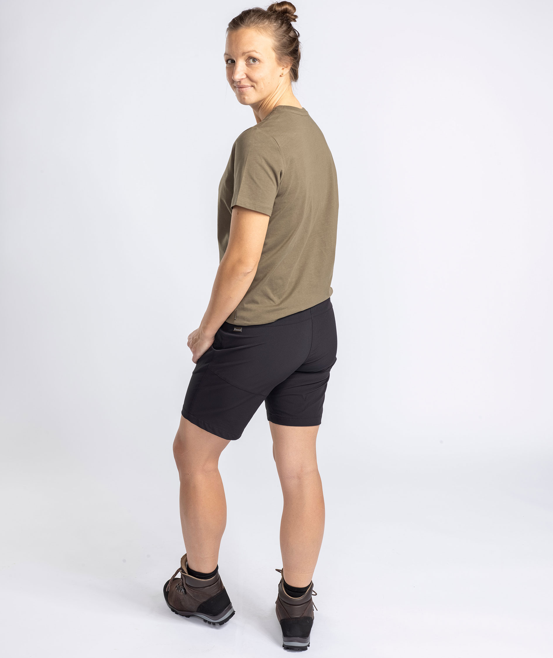 Pinewood&nbsp;Abisko Light dameshorts, Black, large image number 4