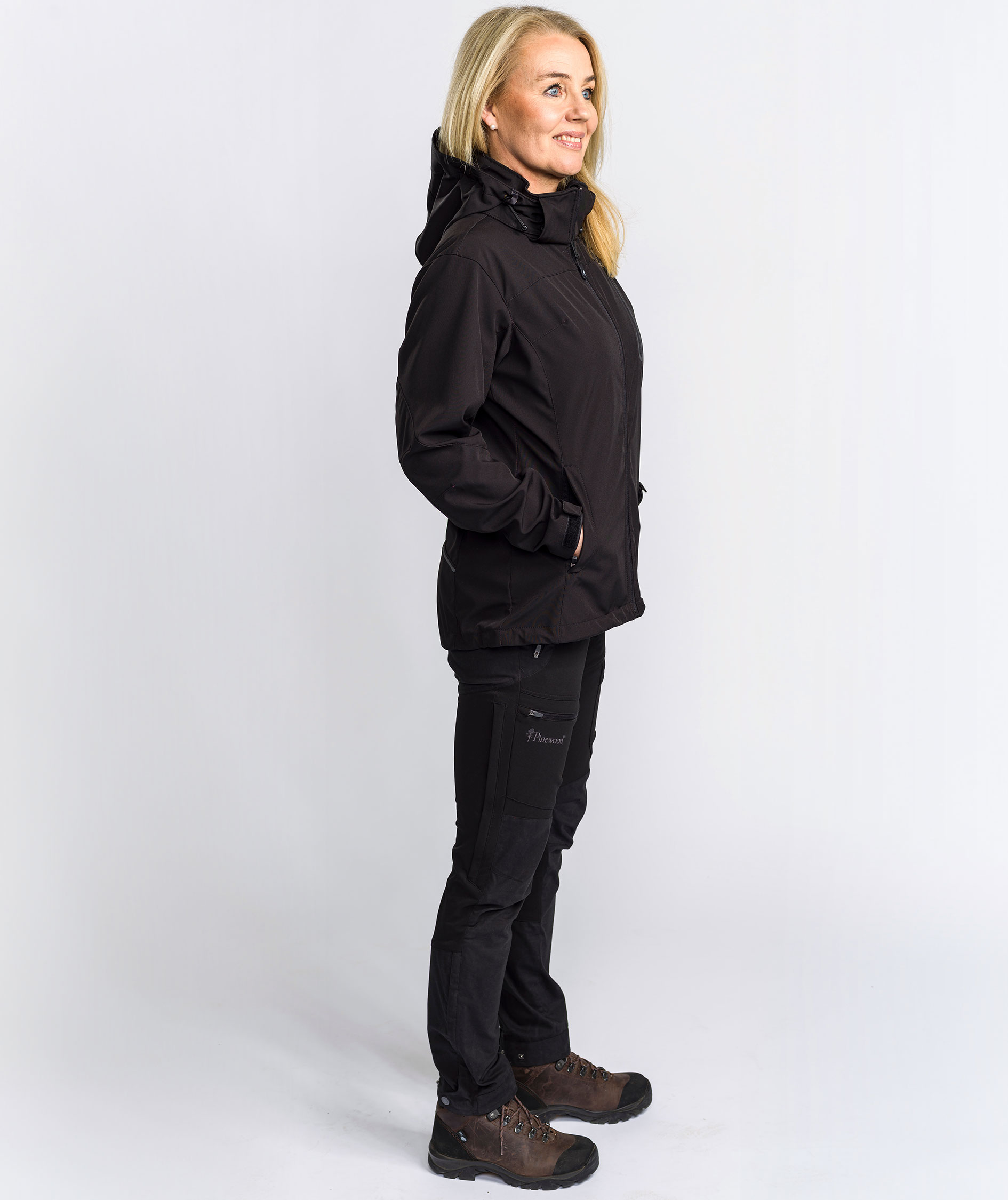 Pinewood Finnveden Hybrid damebukser, Sort, large image number 2
