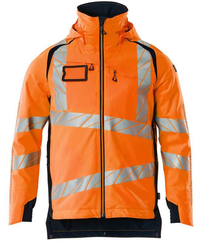Mascot Accelerate Safe vinterjakke, Hi-vis Orange/M&oslash;rk Marine, Hi-vis Orange/M&oslash;rk Marine, swatch