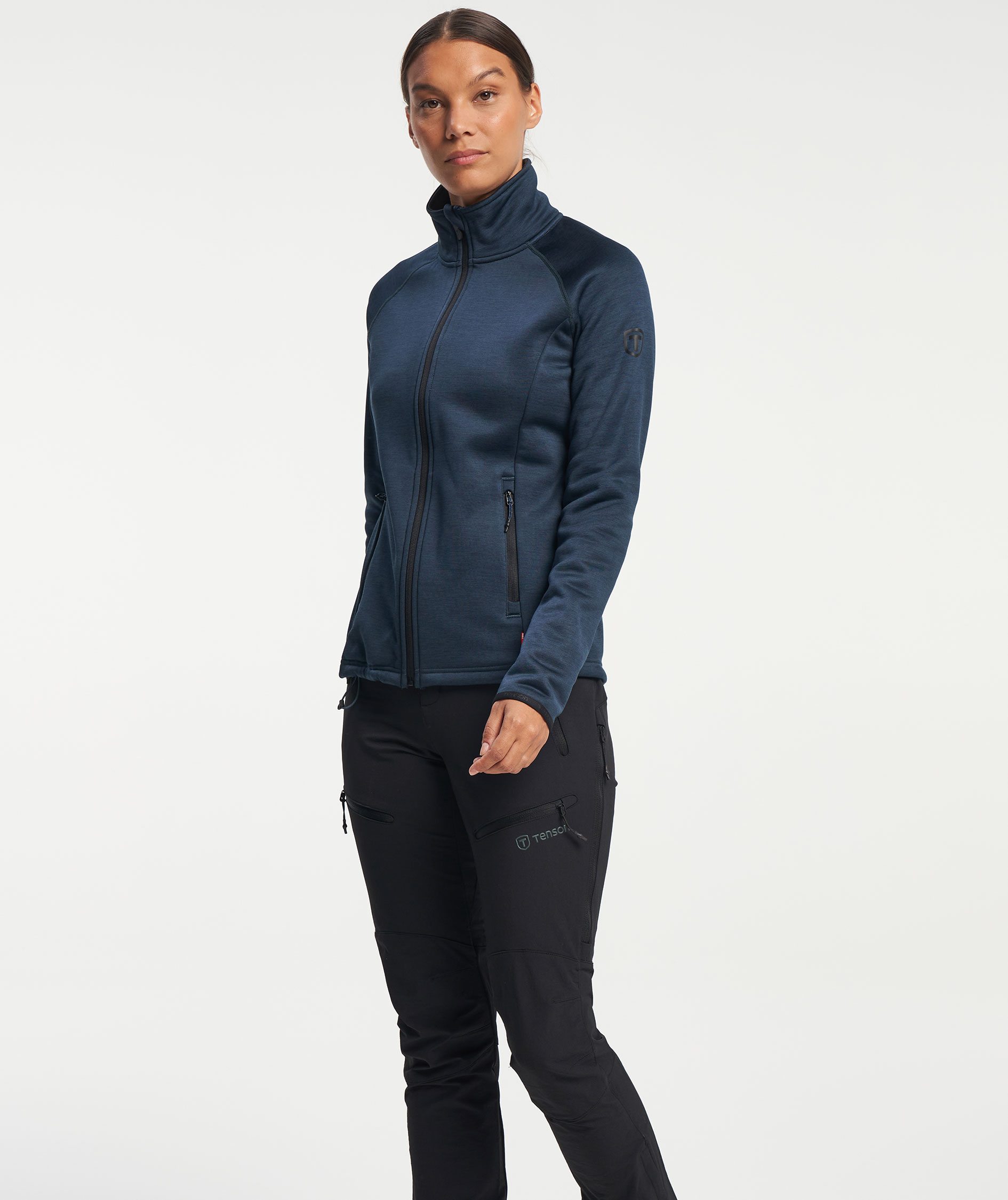 Tenson TXlite dame cardigan, Dark blue, large image number 1