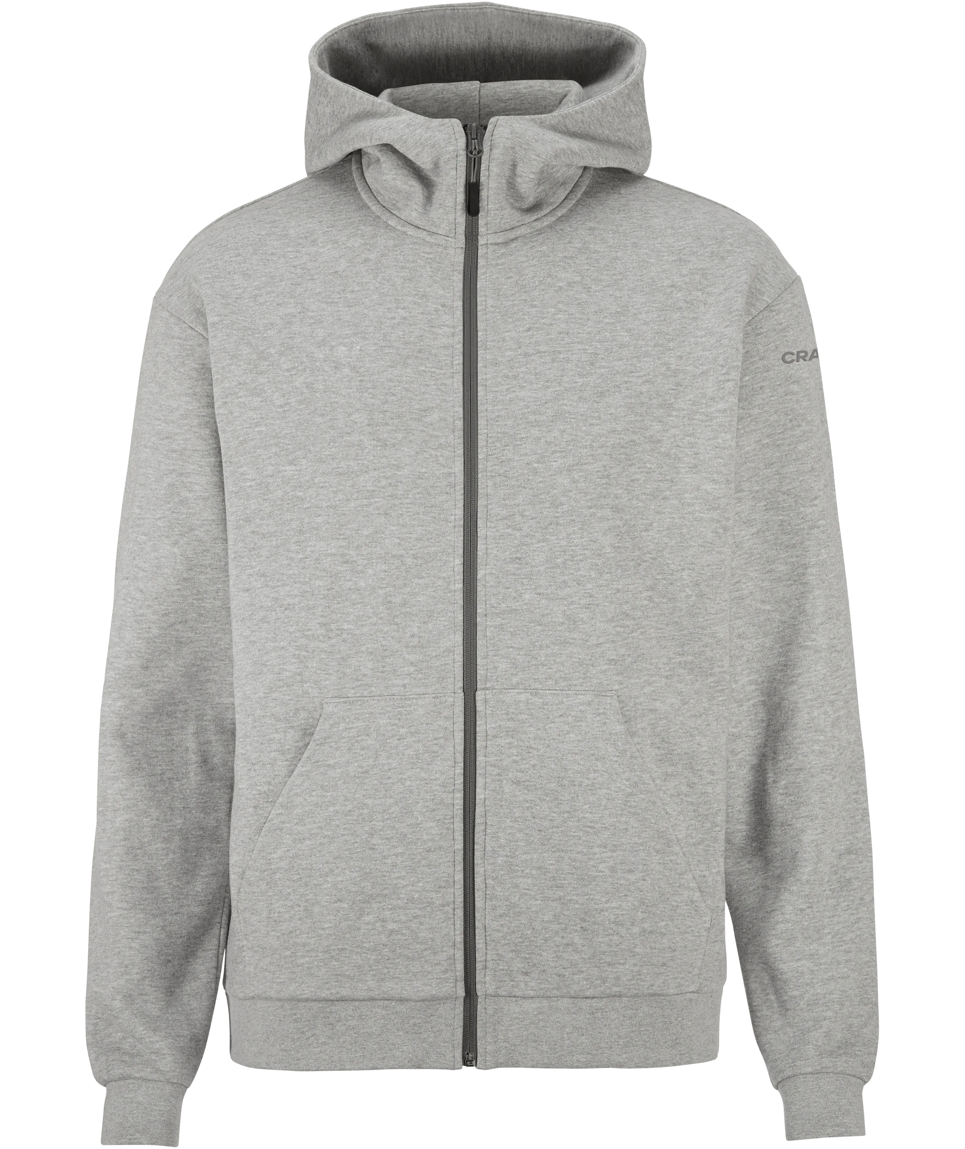 Craft Community 2.0 hoodie med dragkedja, Grey/Melange, Grey/Melange, swatch