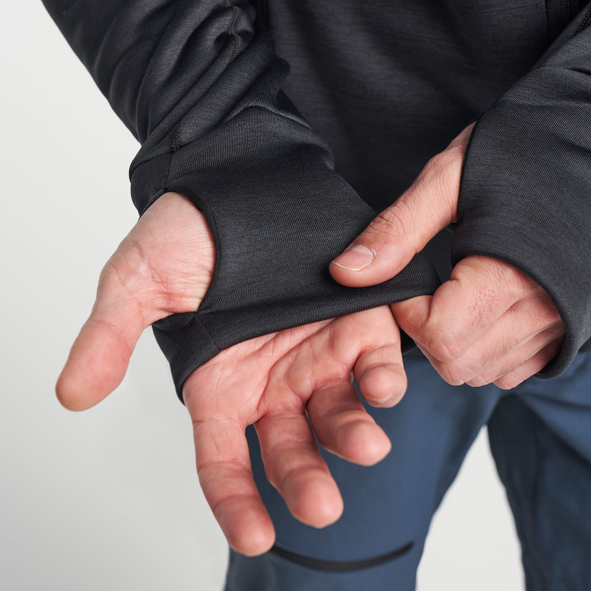 Tenson TXlite hoodie with full zipper, Black, large image number 6