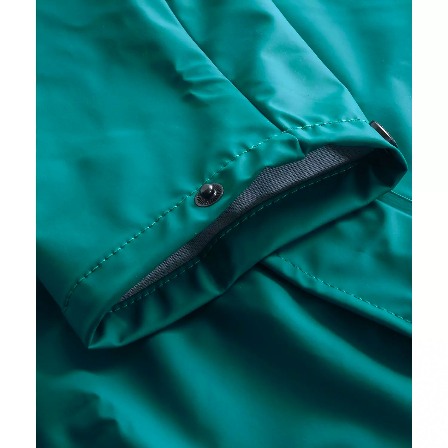 Lyngs&oslash;e PU regnrock fashion, Petrol, large image number 1