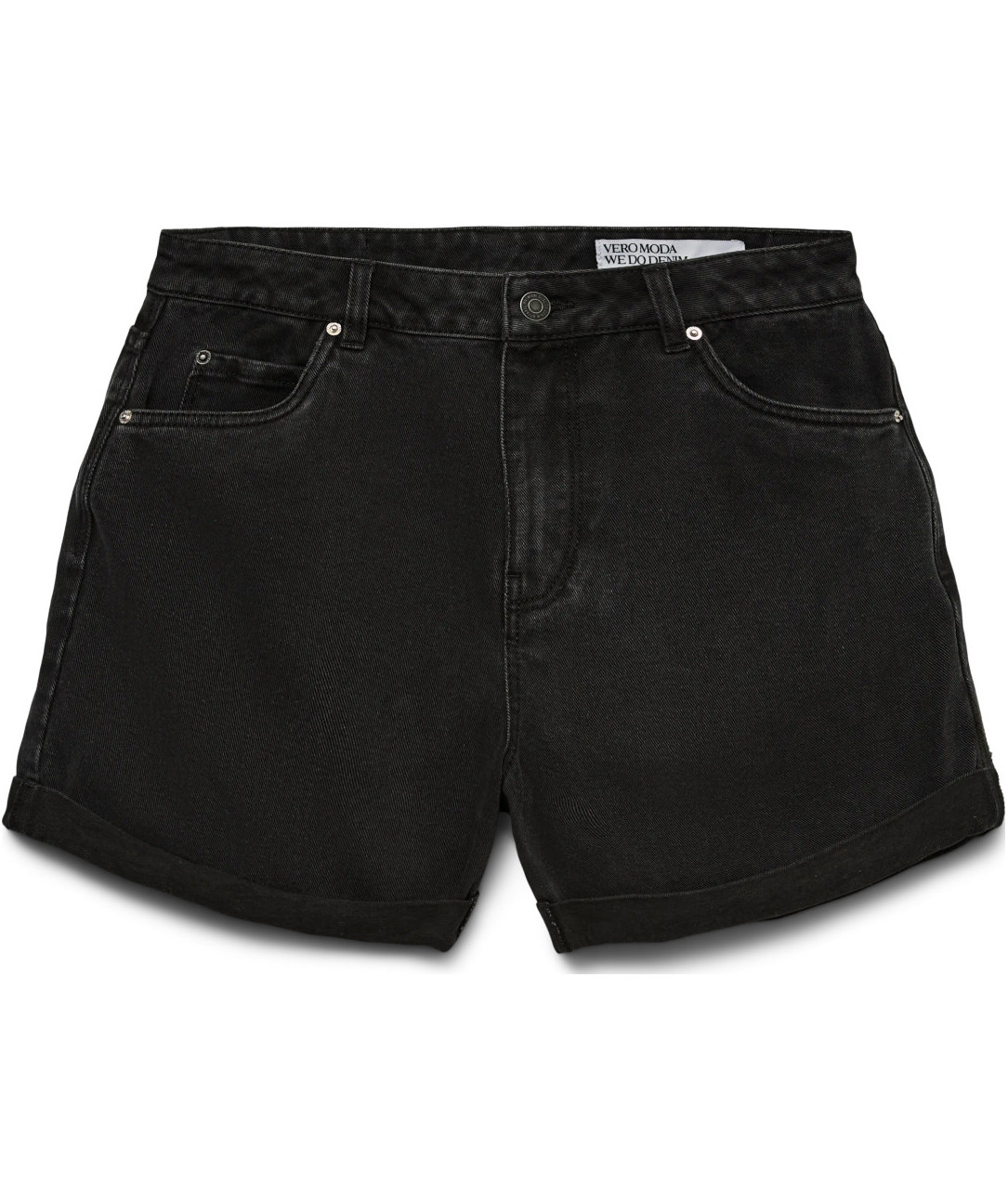 Vero Moda VMZURI denimshorts dam, Black
