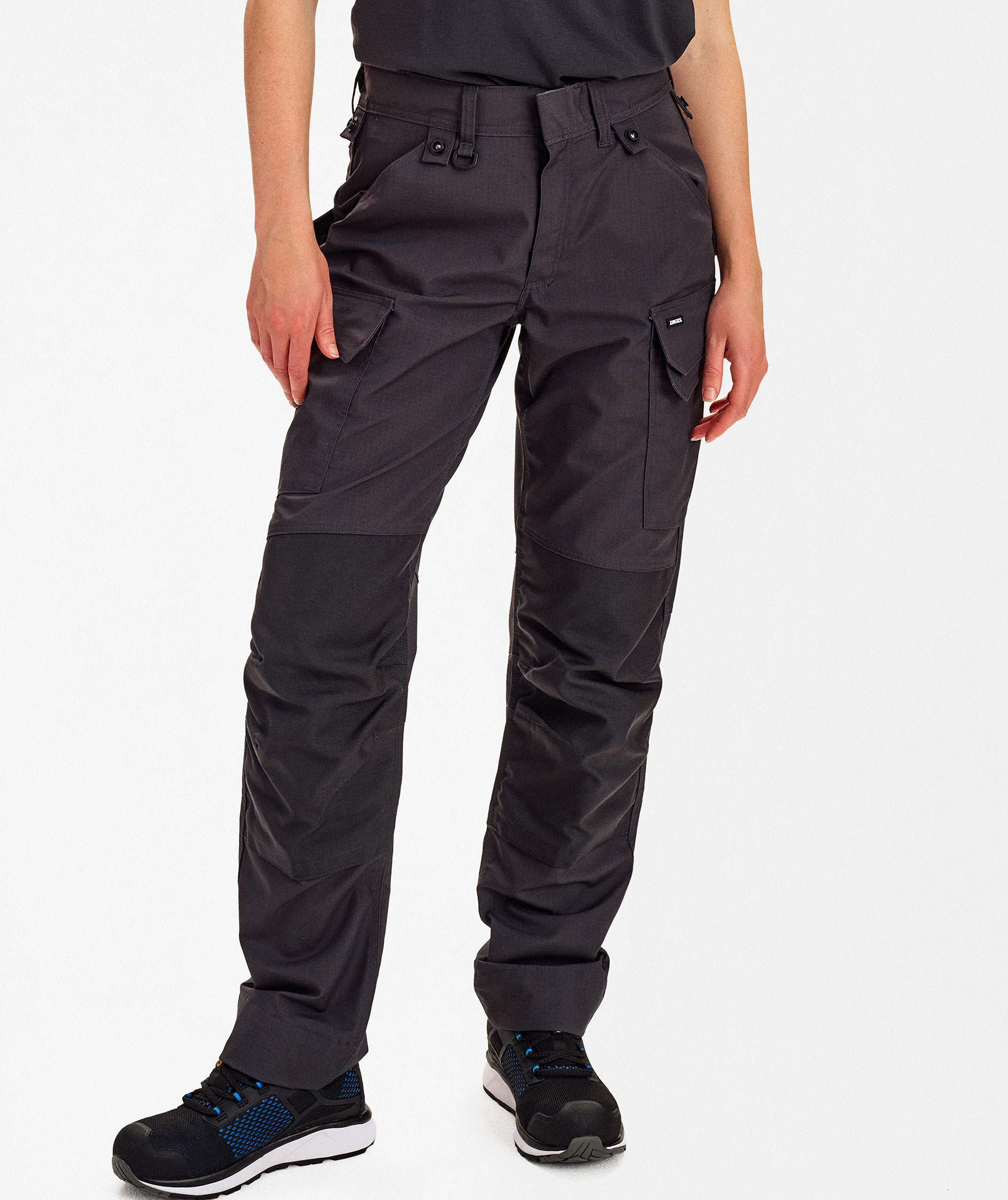 Engel Entire dame arbejdsbukser, Anthracite Grey, large image number 1