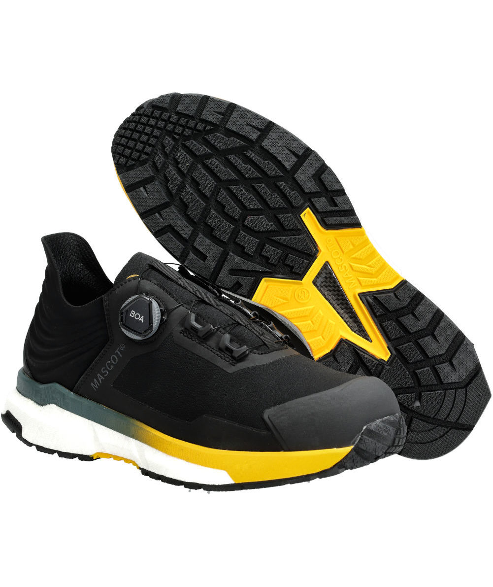 Mascot Customized safety shoes S3S, Black/Sun Yellow, Black/Sun Yellow, swatch