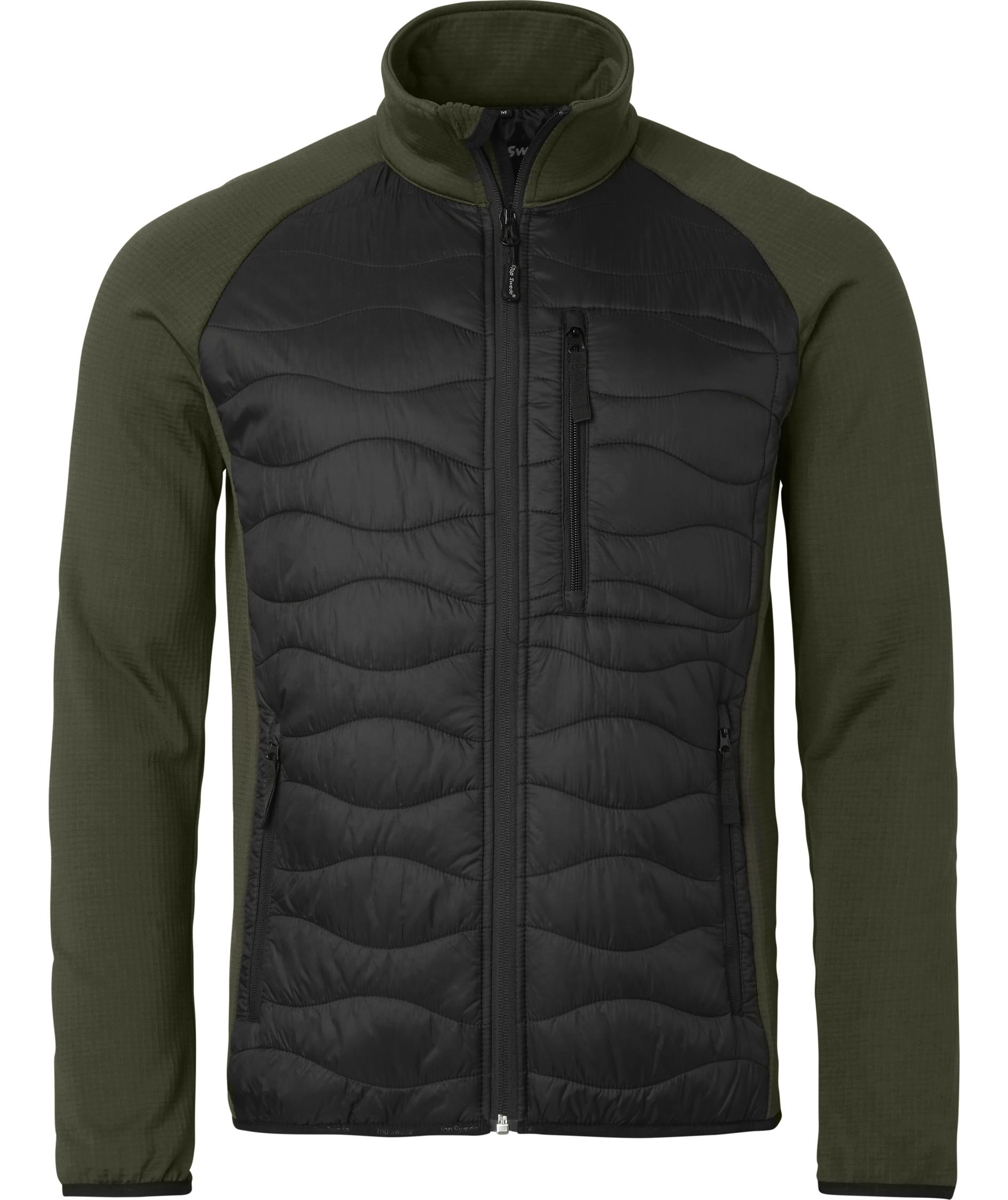 Top Swede Hybridjacke 354, Schwarz/Gr&uuml;n