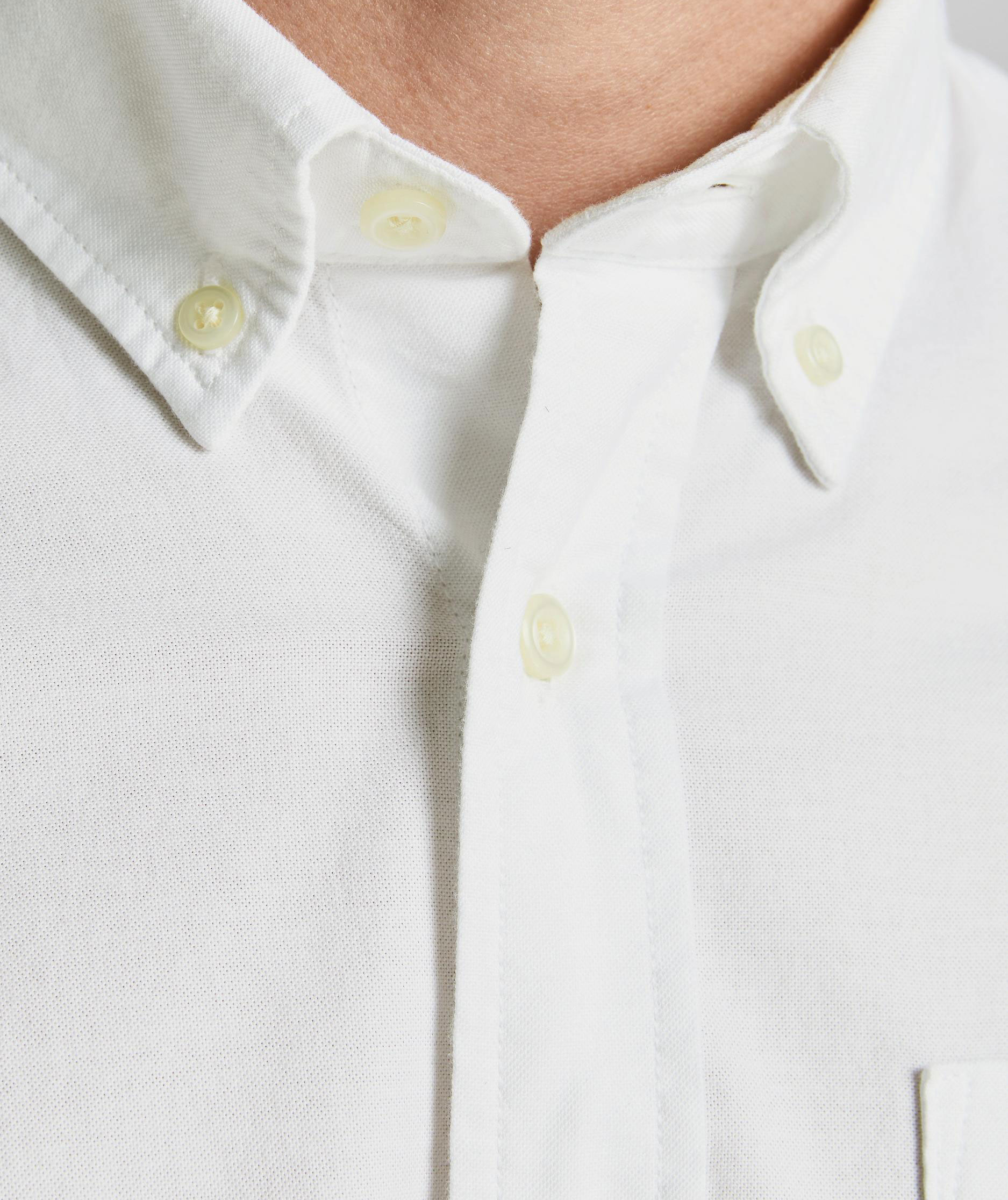 Jack & Jones Premium JPRBROOK Slim fit Oxford skjorta, Vit, large image number 5