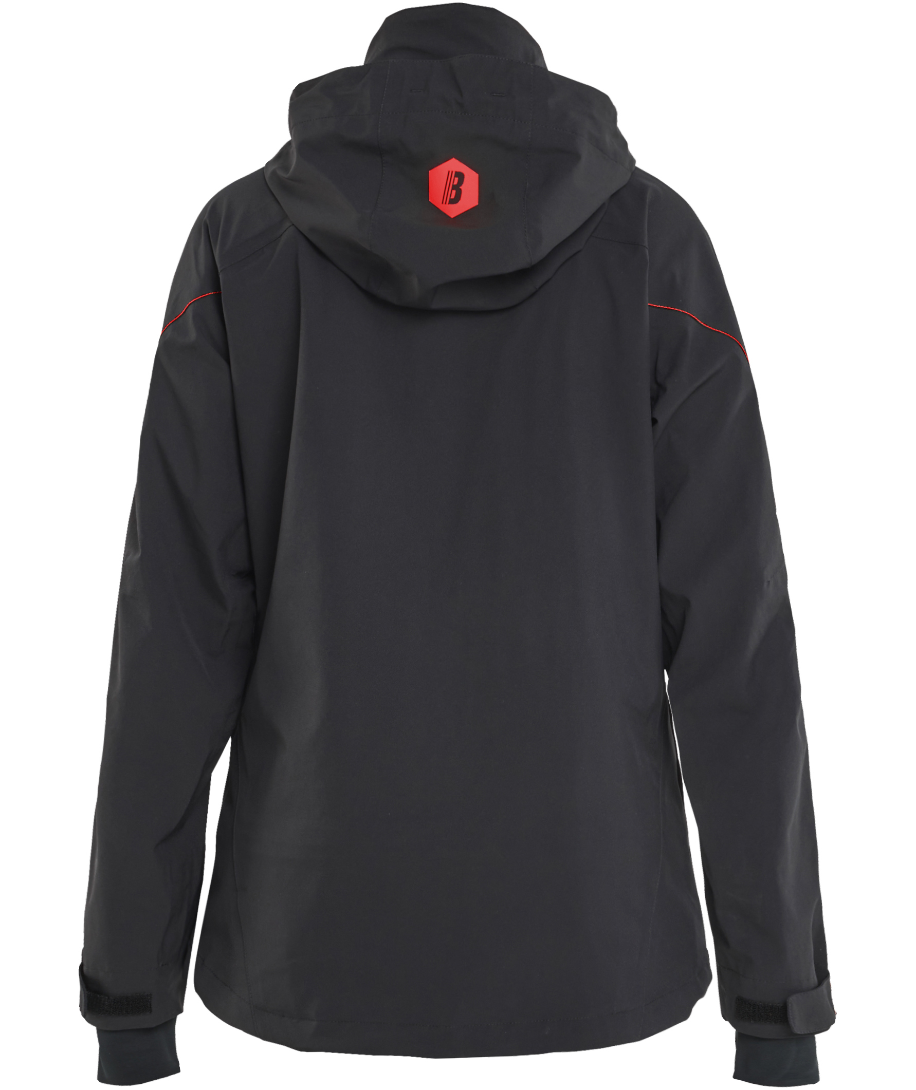 Bl&aring;kl&auml;der skaljacka dam full stretch, Svart/R&ouml;d, large image number 1