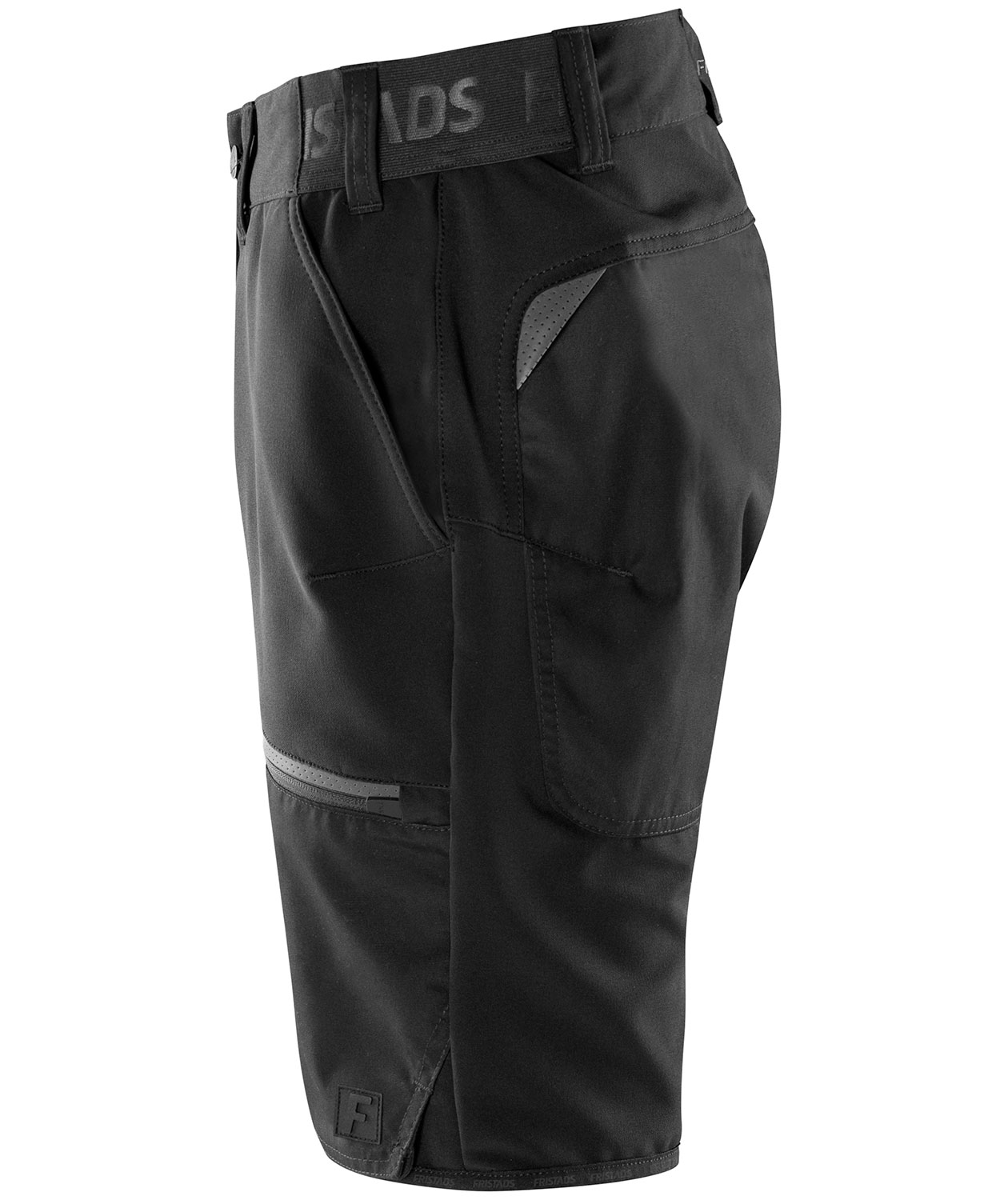 Fristads Outdoor Carbon Semistretch Shorts, Schwarz, large image number 2