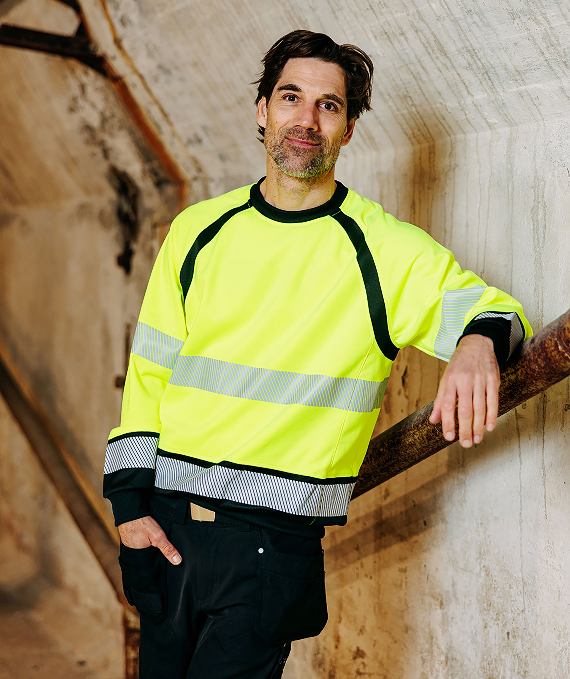 YOU Frontline sweatshirt, Safety yellow, large image number 1