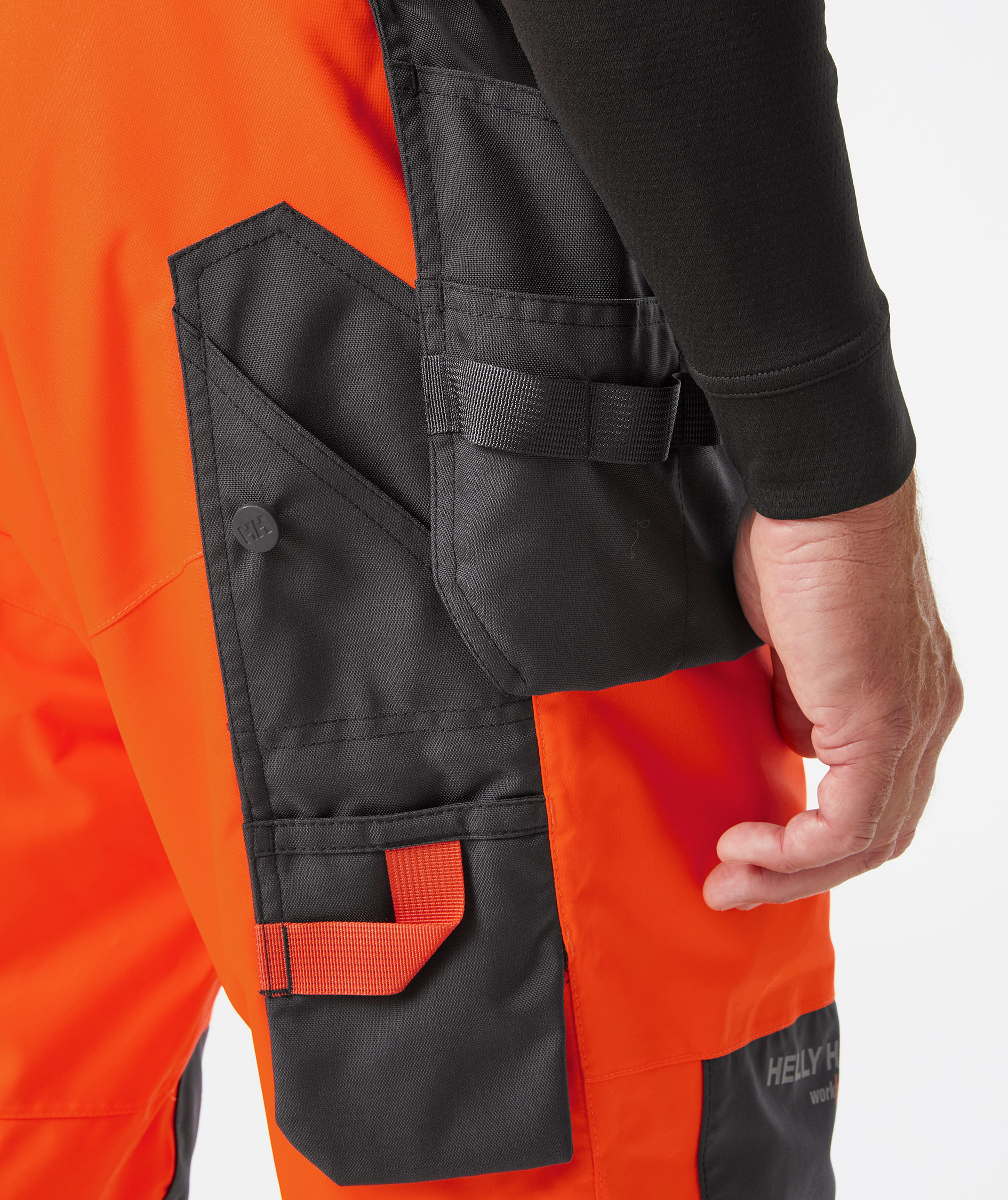 Helly Hansen Alna 2.0 winter trousers, Hi-vis Orange/charcoal, large image number 6