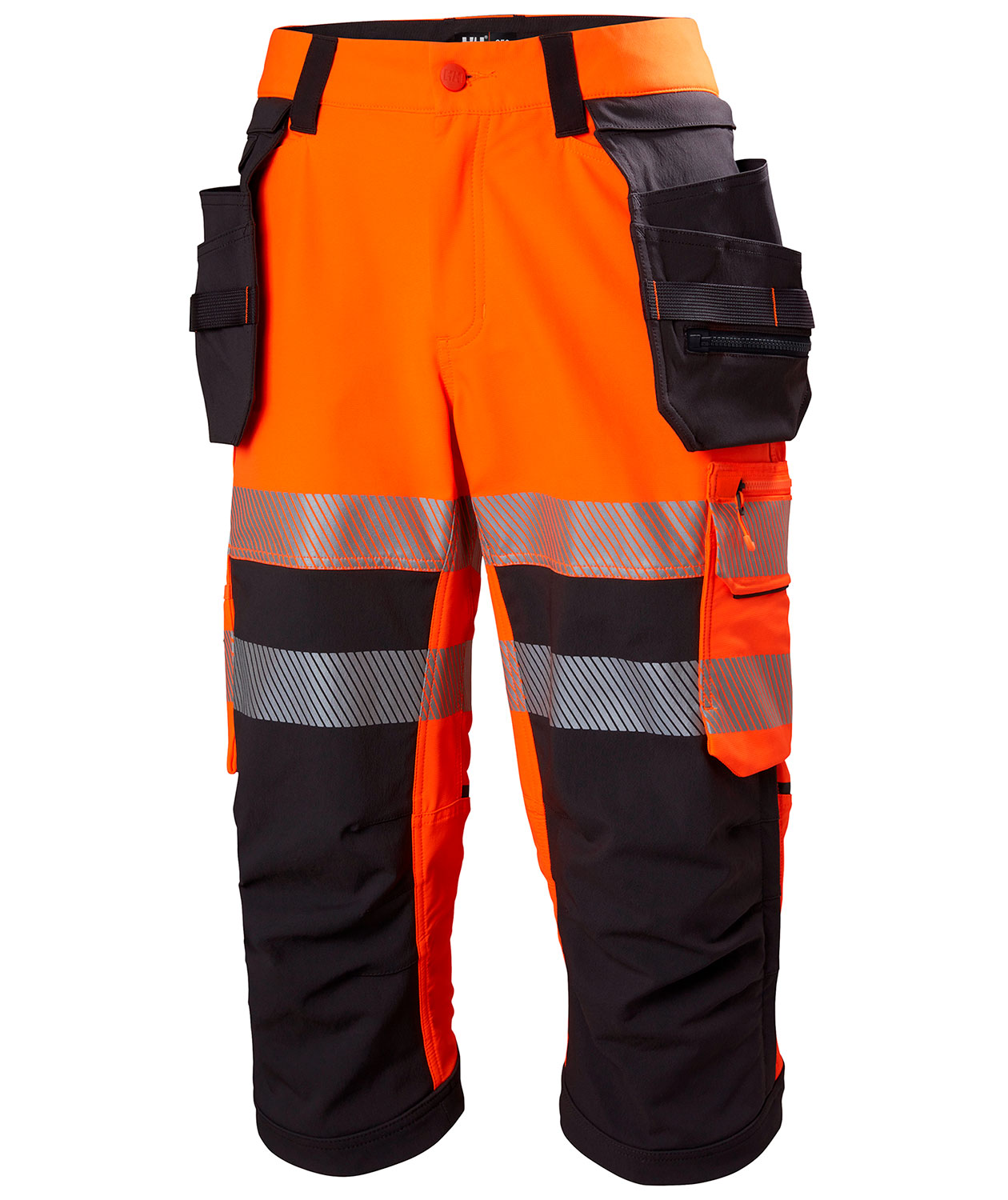 Helly Hansen ICU BRZ hantverkspiratbyxa full stretch, Varsel Orange/Ebony