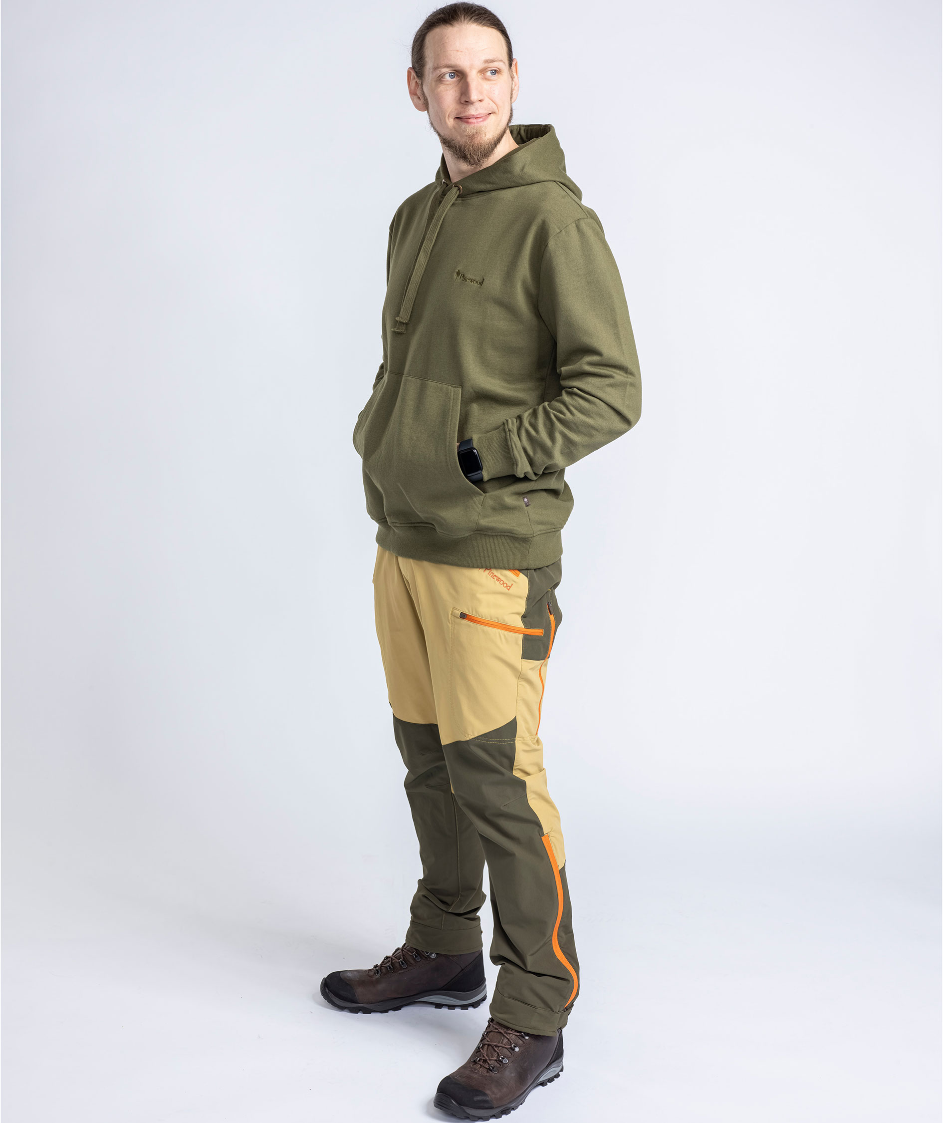 Pinewood Logo h&aelig;ttetr&oslash;je, Pine green, large image number 6