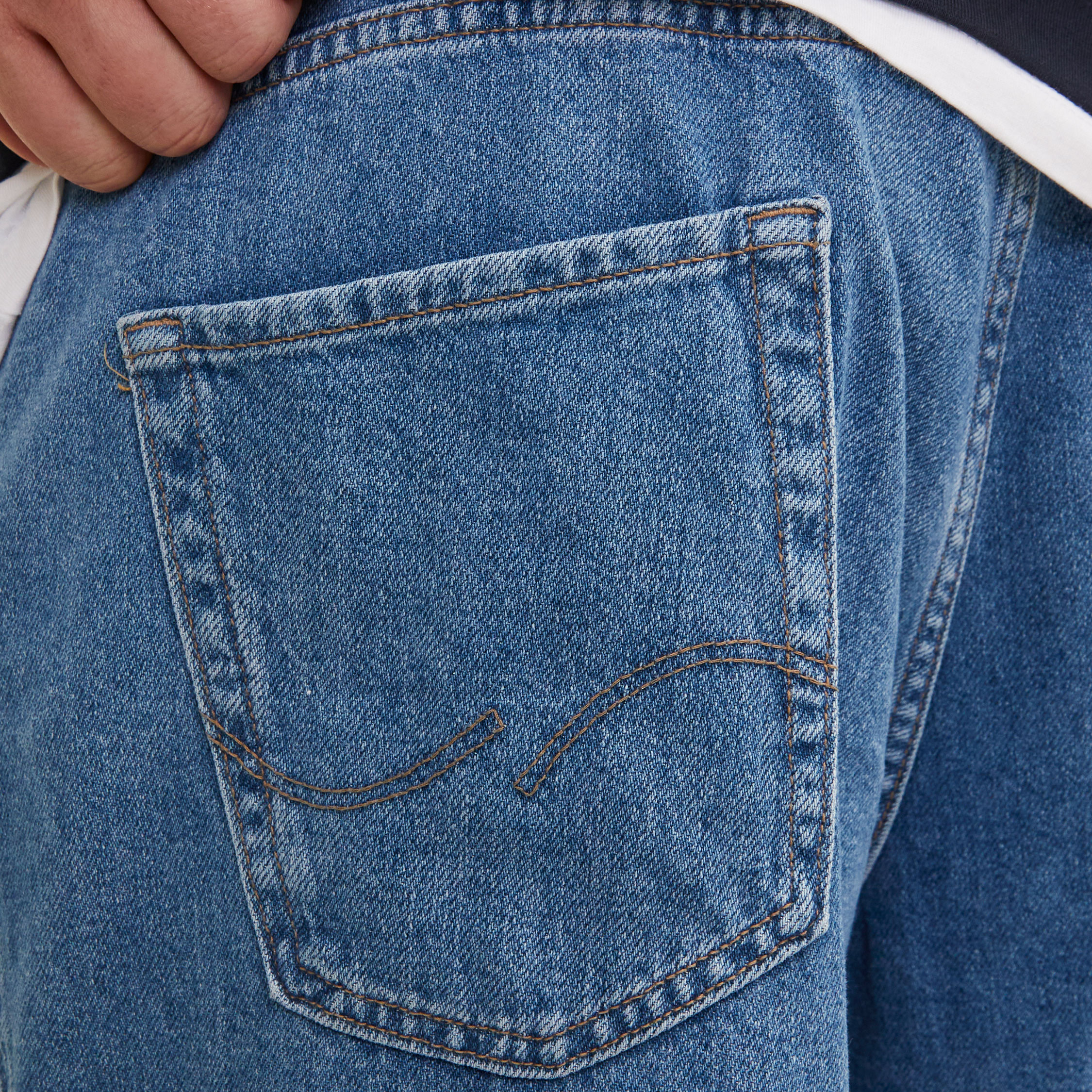 Jack & Jones Plus JJICHRIS JJORIGINAL AKM 412 Jeans, Blue Denim, large image number 4