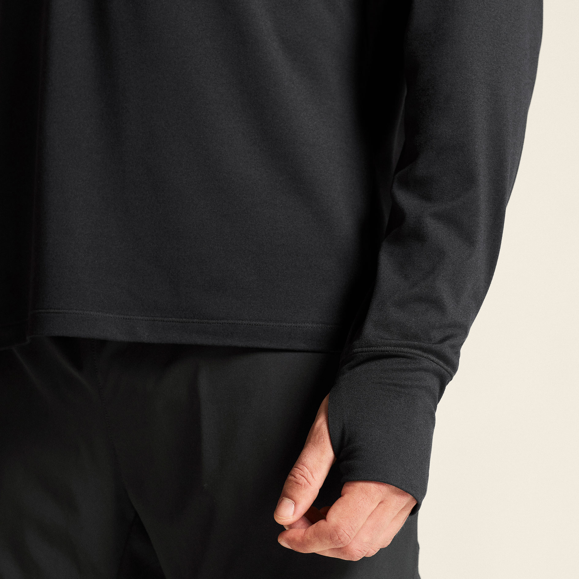 Craft Flow Halfzip Baselayer Sweater, Black/Melange, large image number 5