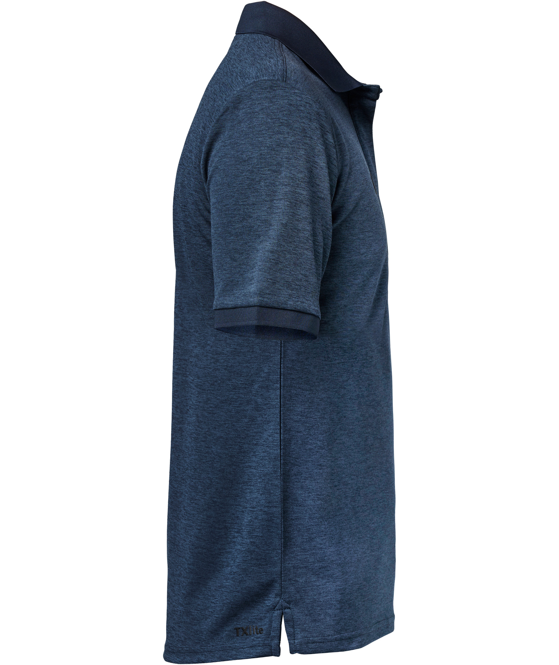Tenson TXlite Melange polo shirt, Dark navy, large image number 2