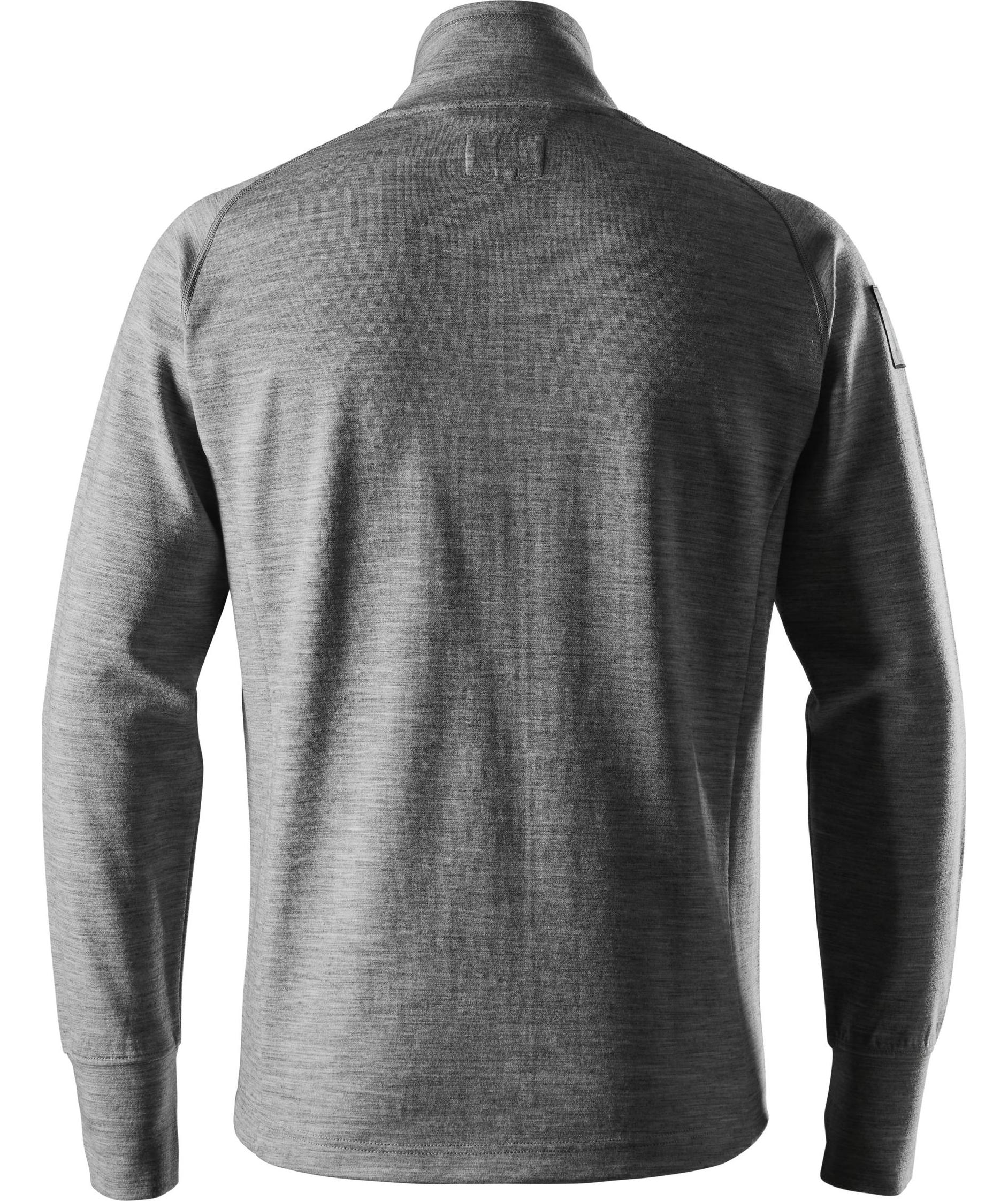 Snickers cardigan with merino wool 8451, Light grey mottled, large image number 2