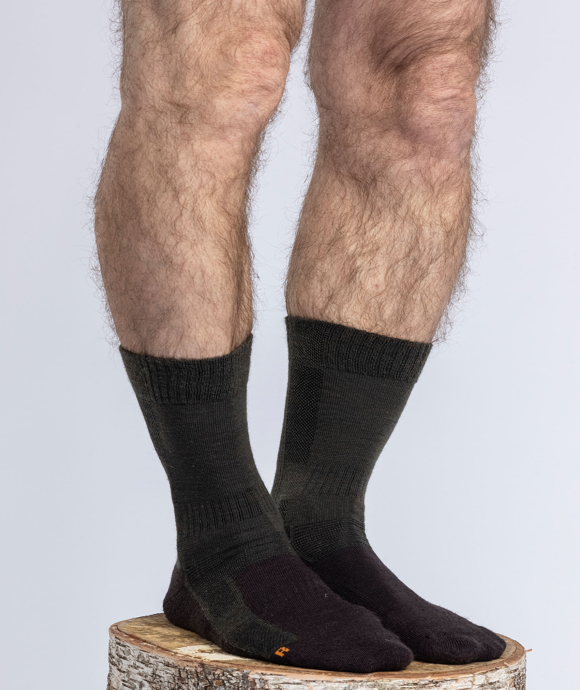 Pinewood Trekking str&oslash;mper med merinould, Green/Brown, large image number 1