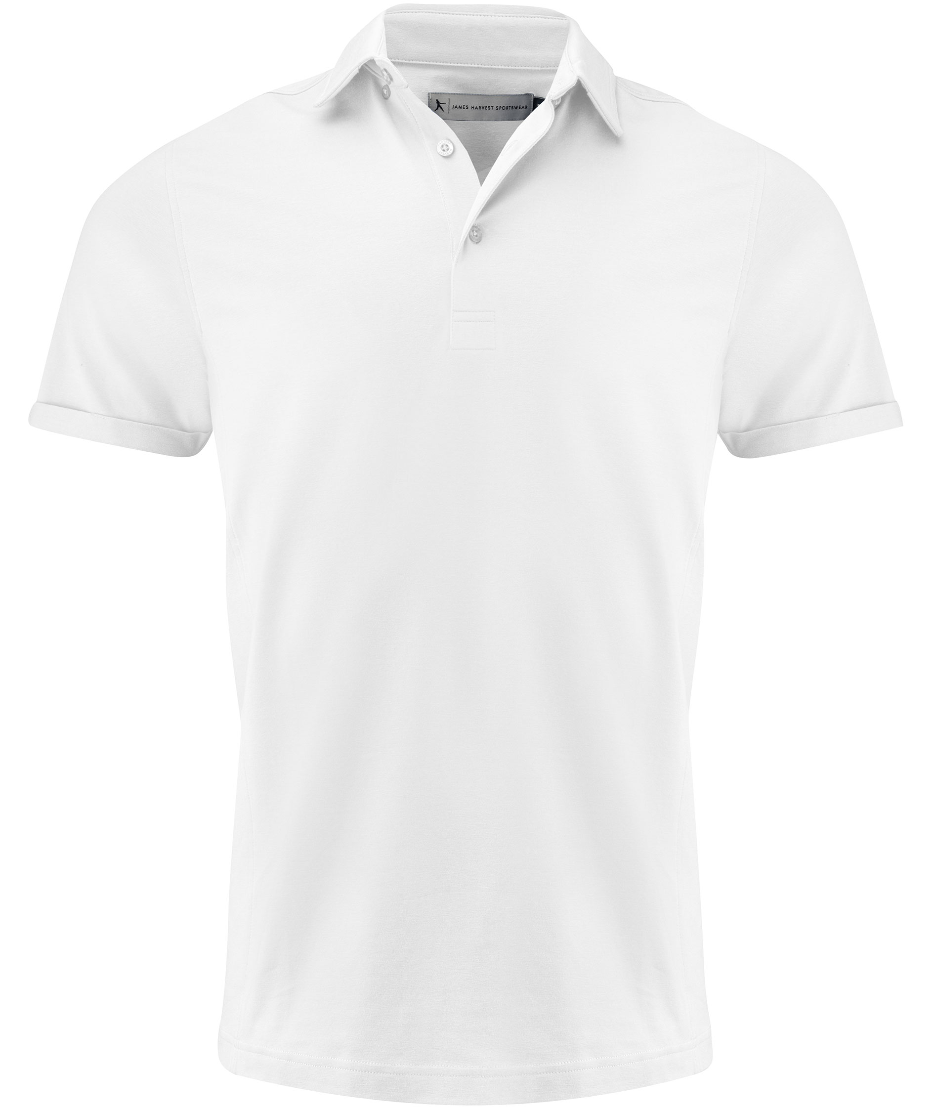 J. Harvest Sportswear American Poloshirt, White, White, swatch