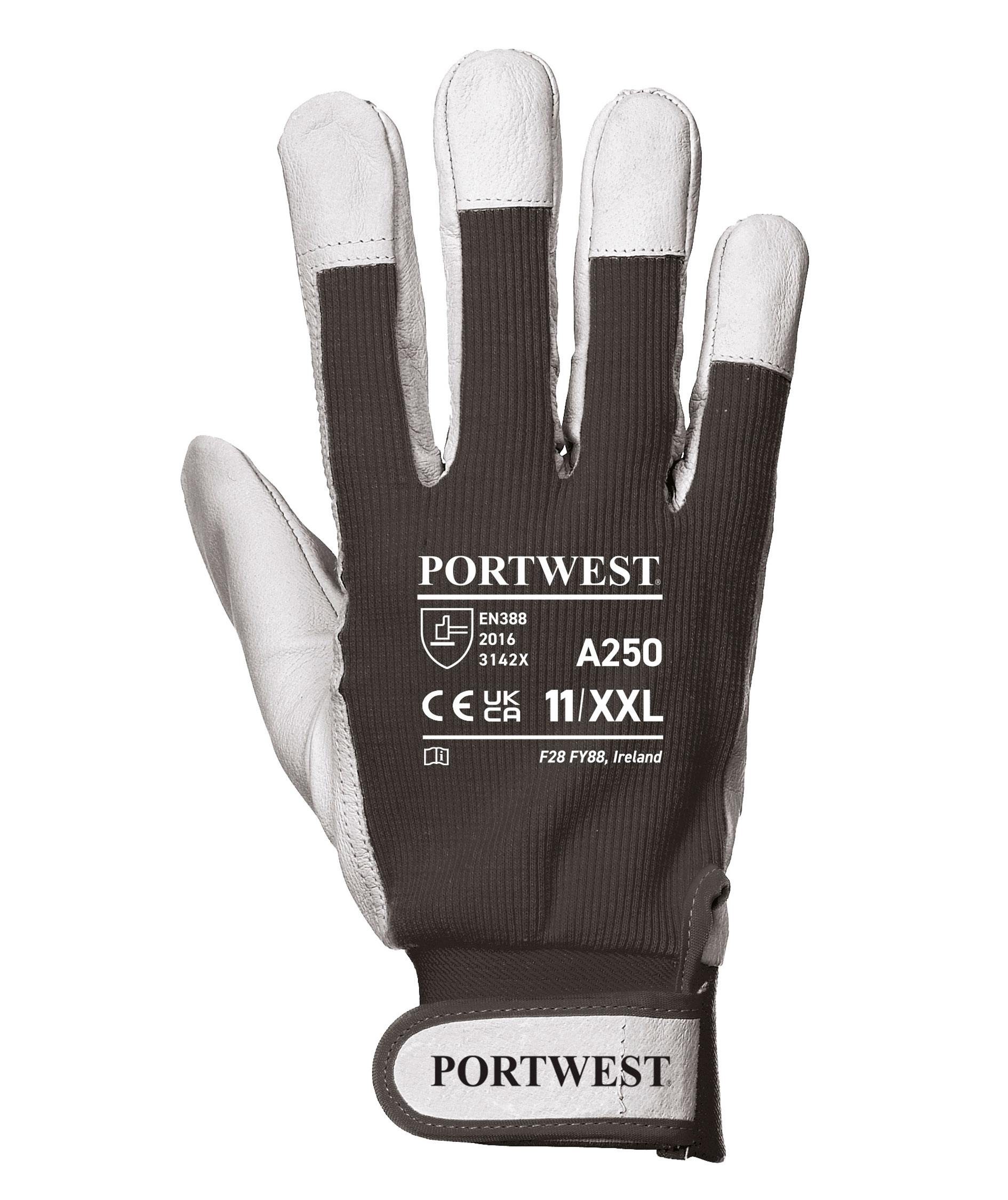 Portwest A250 Tergsus arbetshandskar, Svart