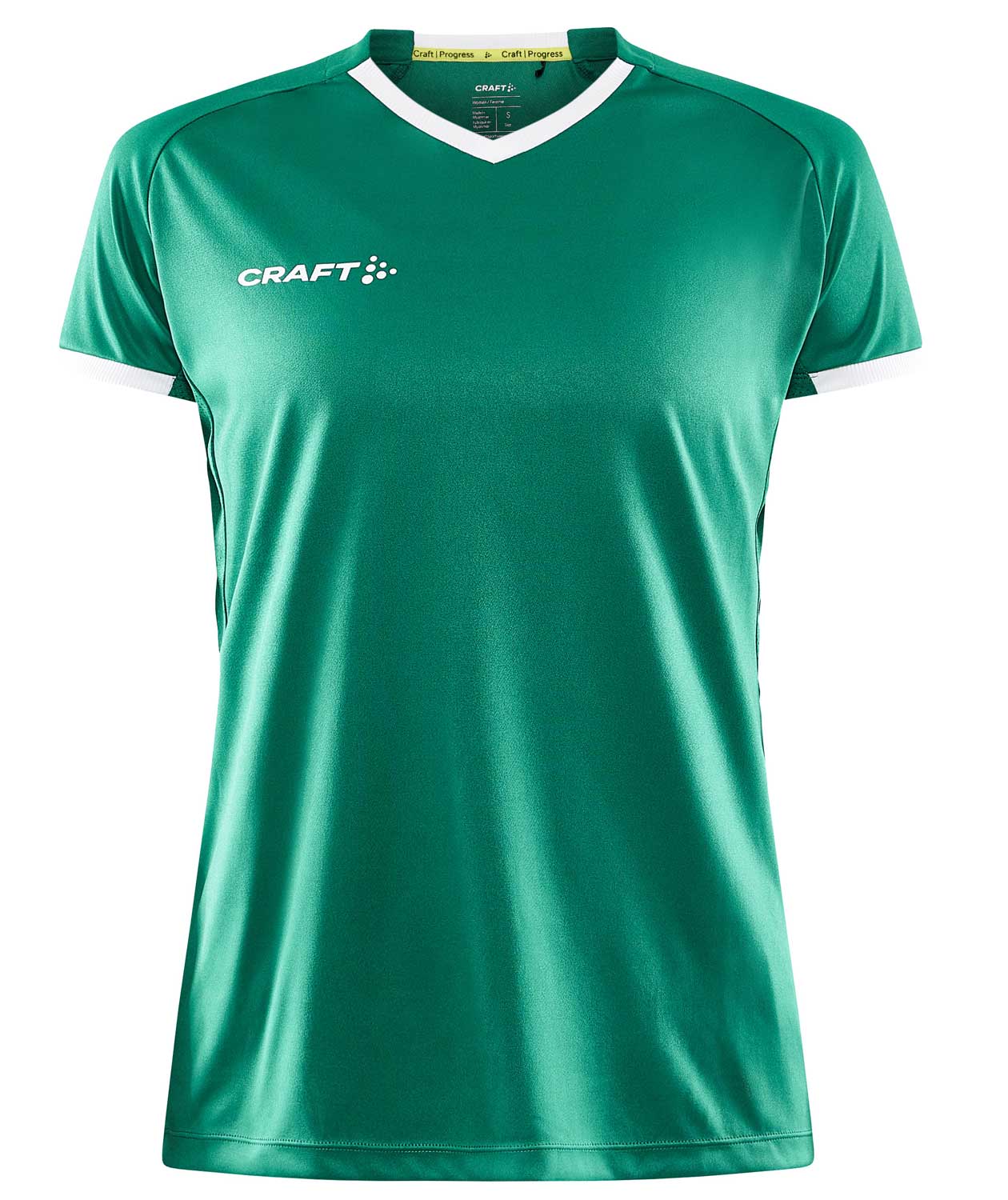 Craft Progress 2.0 Solid Jersey dame T-shirt, Team green, Team green, swatch