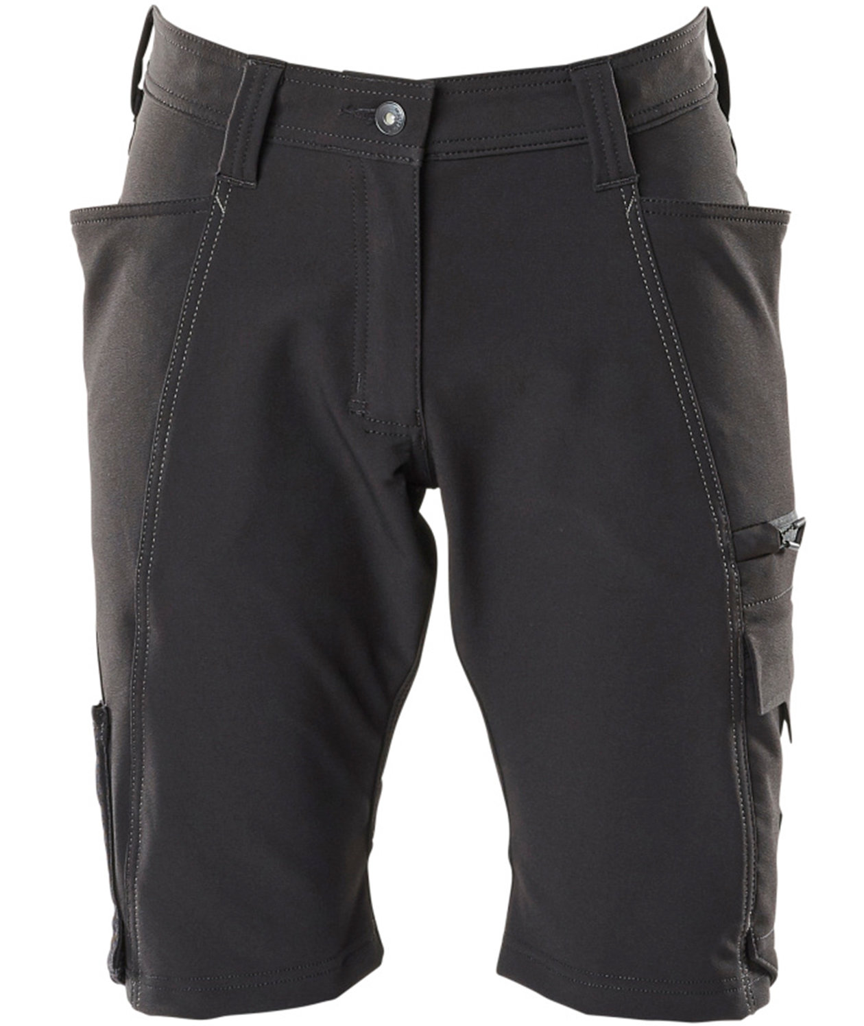 Mascot Accelerate pearl fit dame serviceshorts full stretch, Svart, Svart, swatch