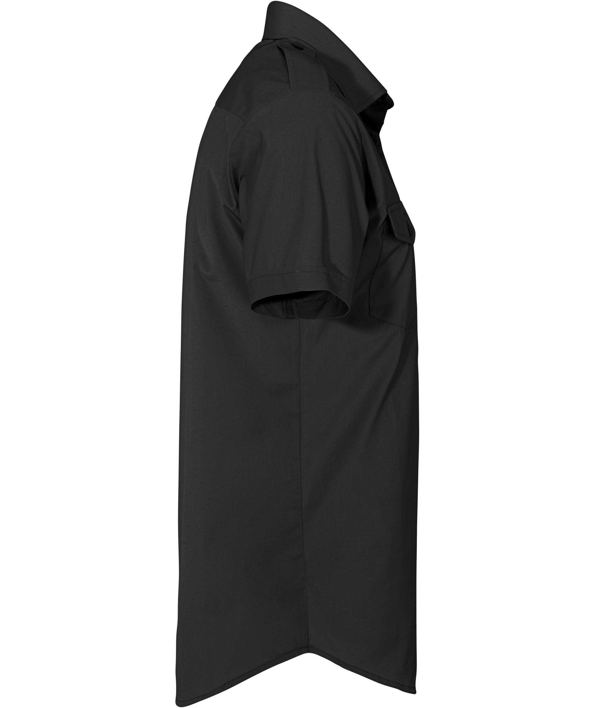 Derby of Sweden Martines Slim fit short-sleeved pilot shirt, Black, large image number 2