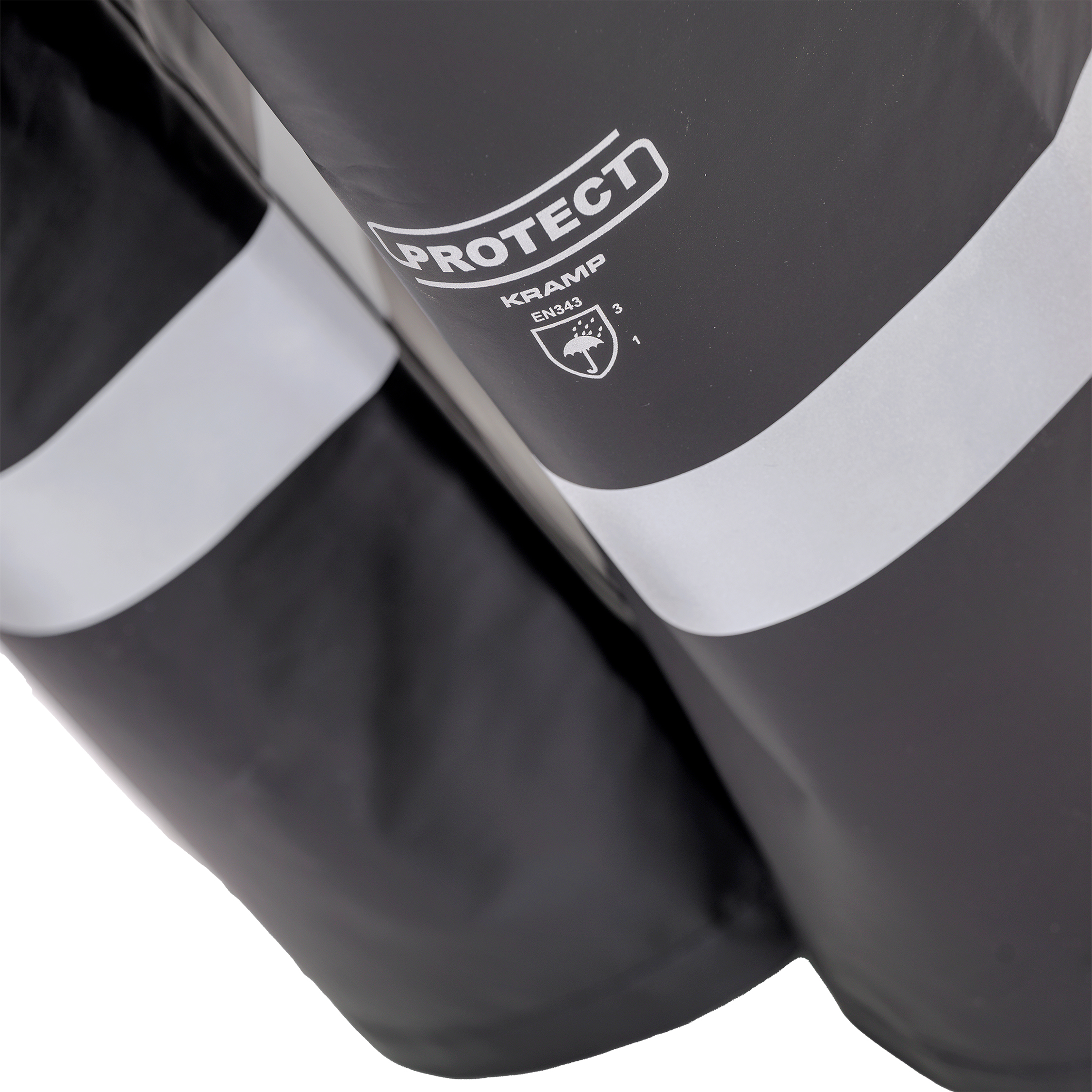 Kramp Protect regnh&auml;ngselbyxa, Svart, large image number 7