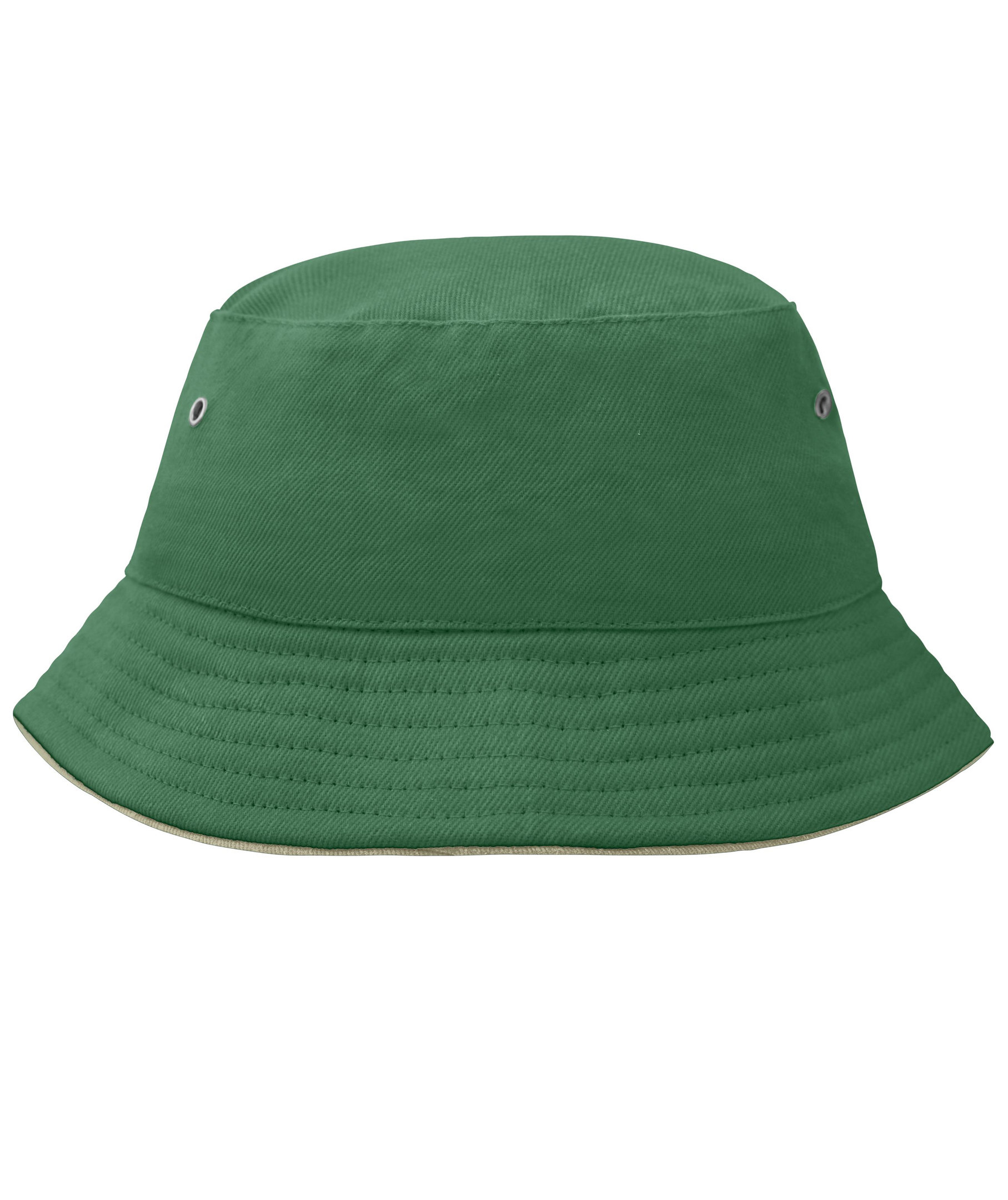 Myrtle Beach Sonnenhut f&uuml;r Kinder, Dunkelgr&uuml;n/beige