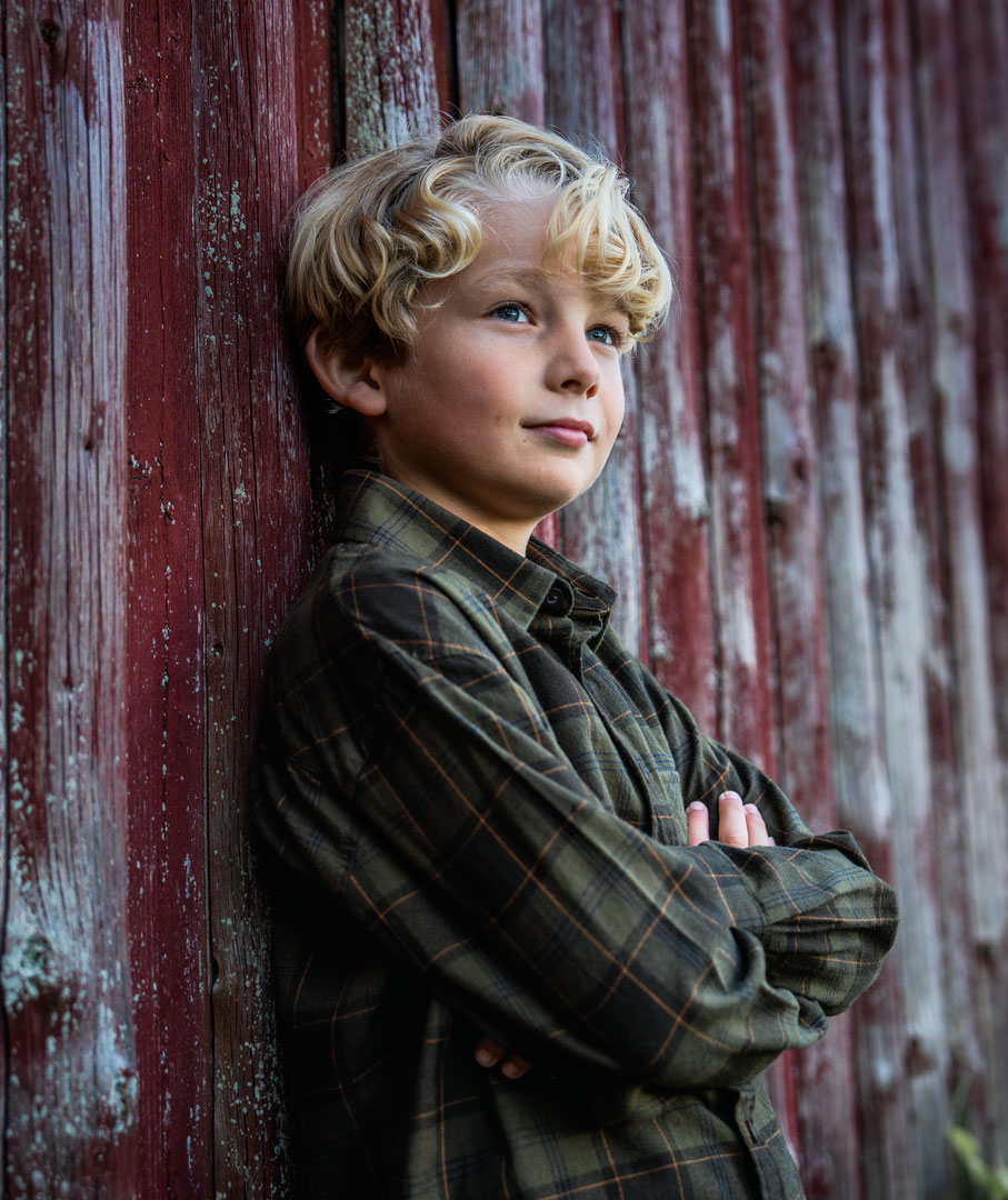 Seeland Glen Junior Hemd f&uuml;r Kinder, Pine Green/Dark Navy Check, large image number 4