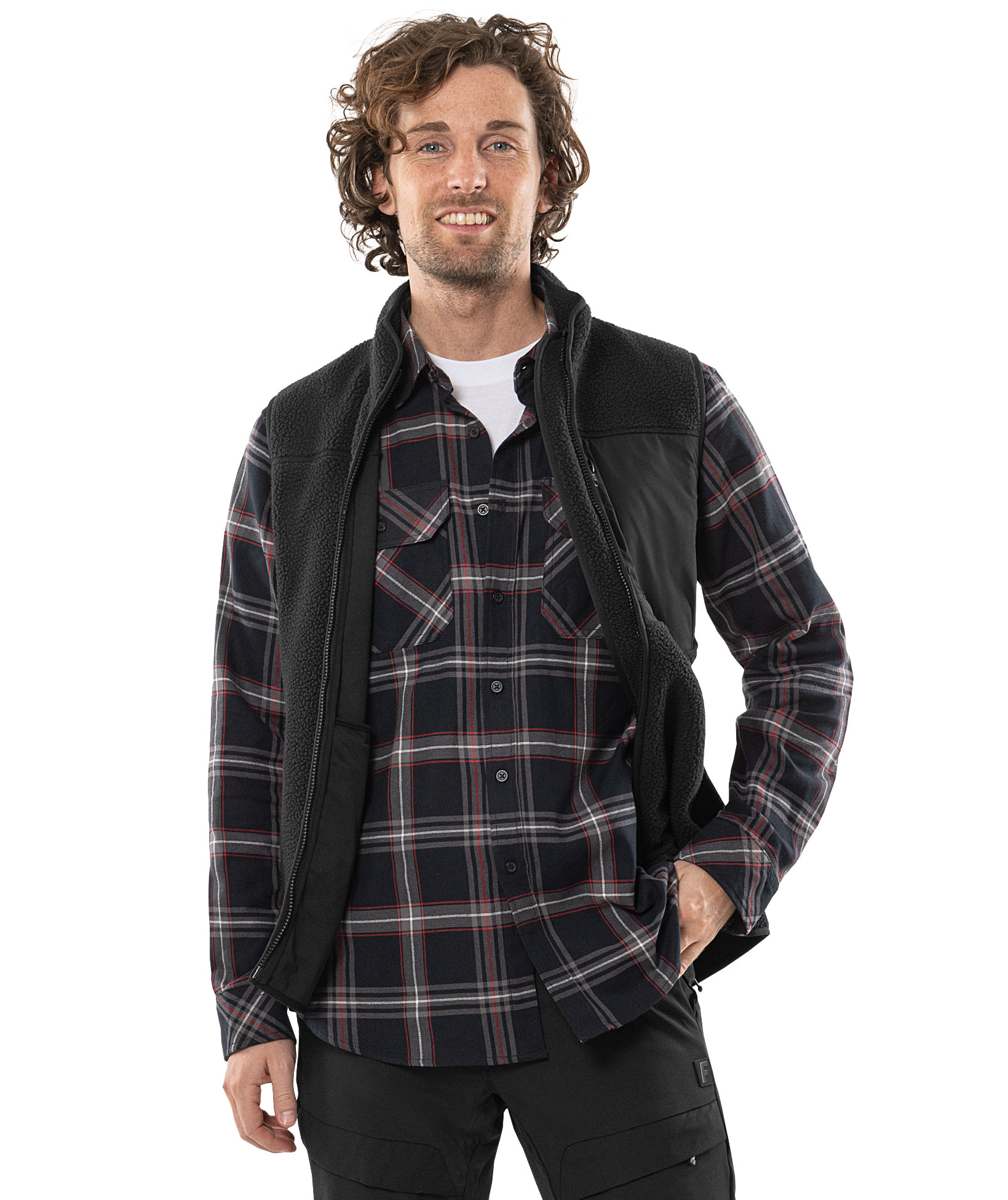 Fristads lumberjack shirt 7421, Black, large image number 2