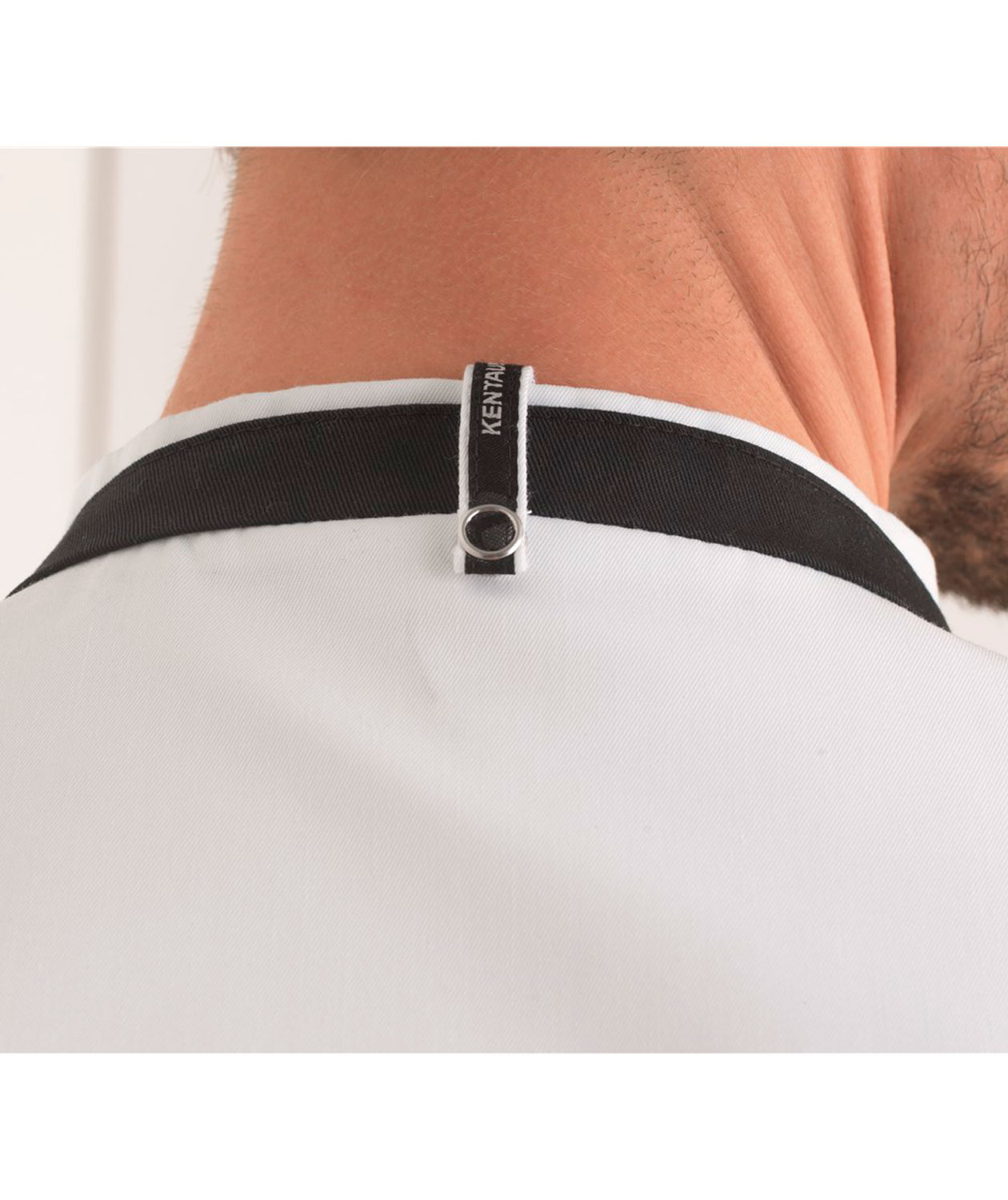 Kentaur modern fit chefs shirt/server shirt, White, large image number 3