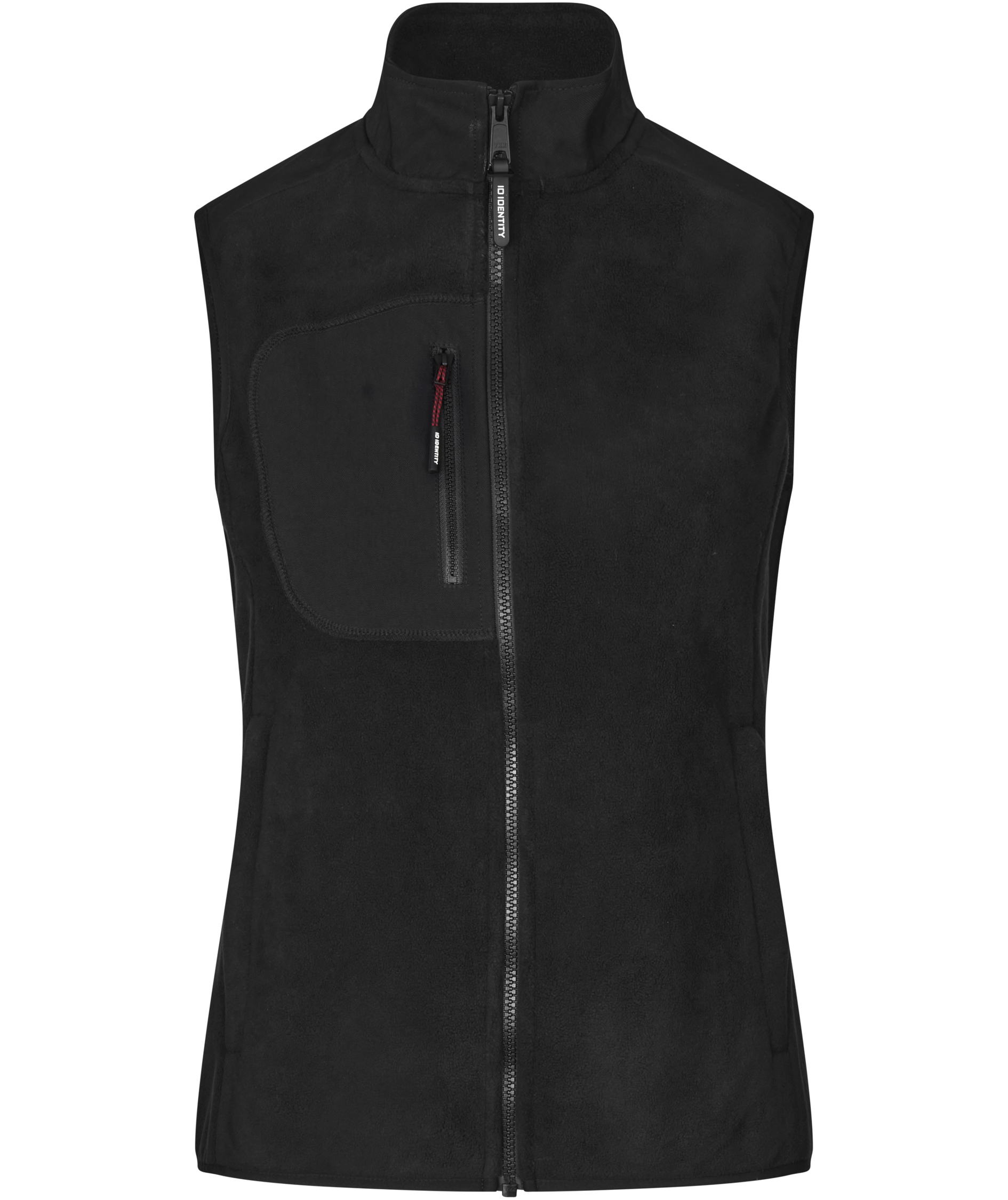 ID Dame Fleecevest, Sort