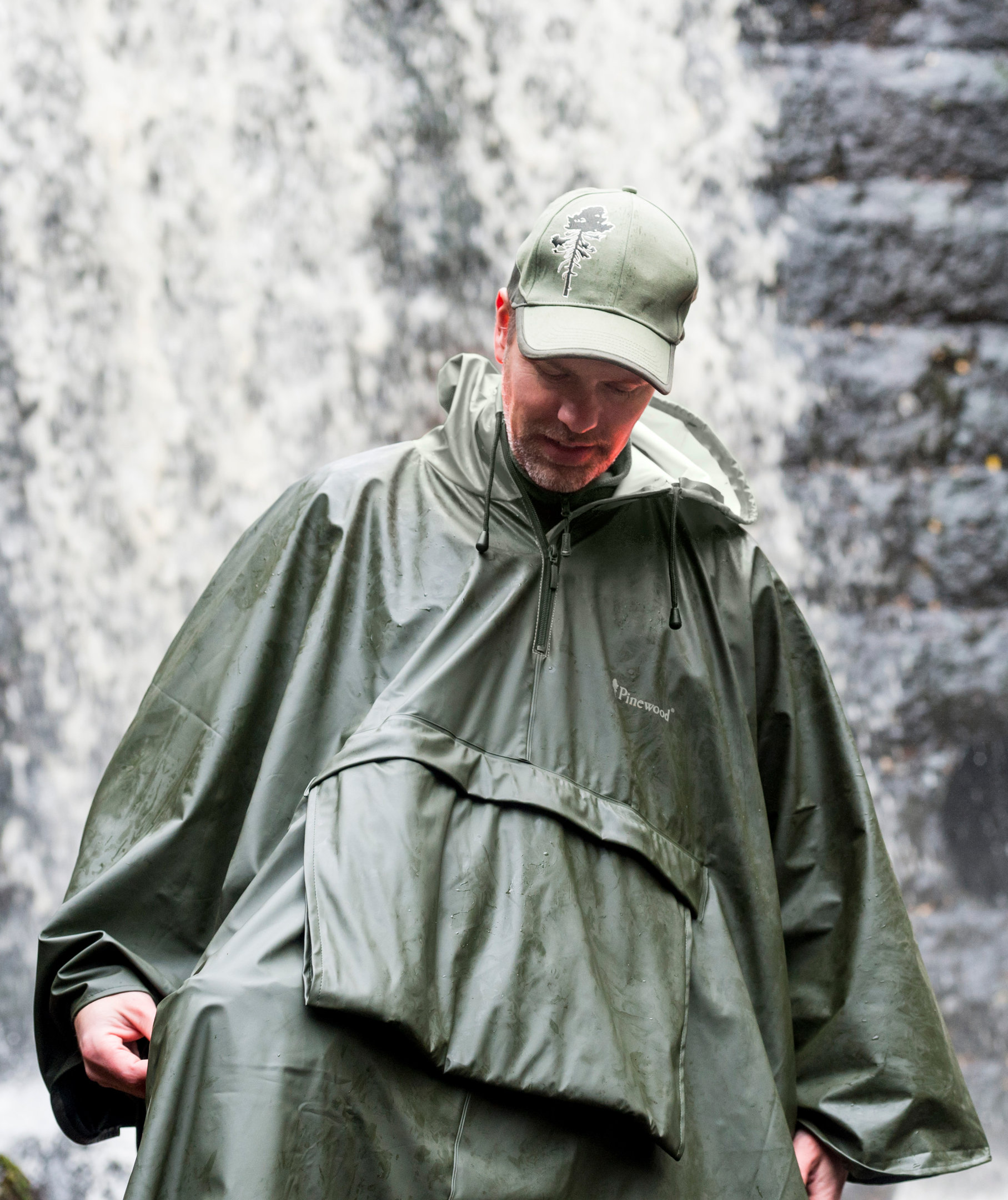 Pinewood Gustav regnponcho, Gr&oslash;n