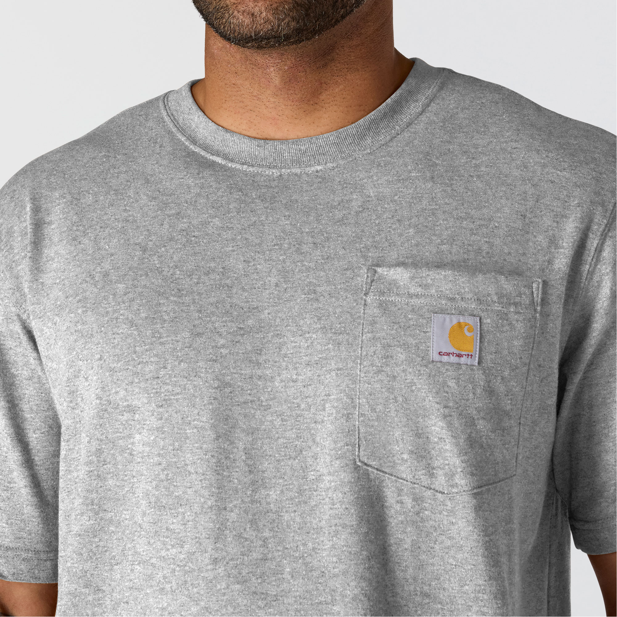 Carhartt Dearborn T-shirt, Heather Gray, large image number 3