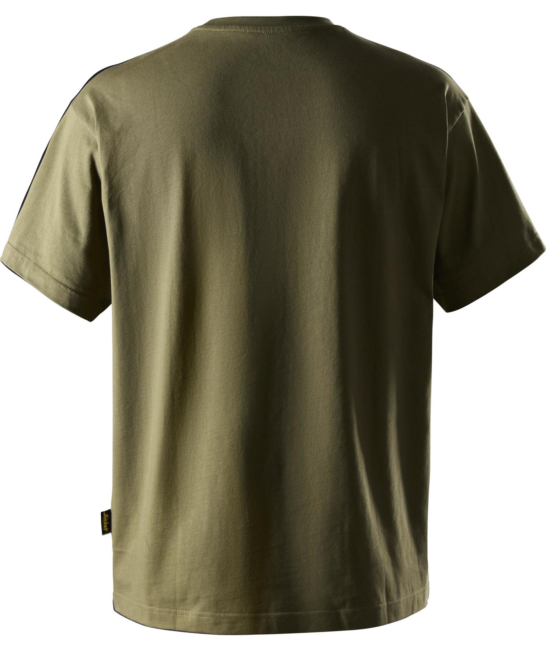 Snickers T-shirt 2544, Kaki gr&ouml;n, large image number 2