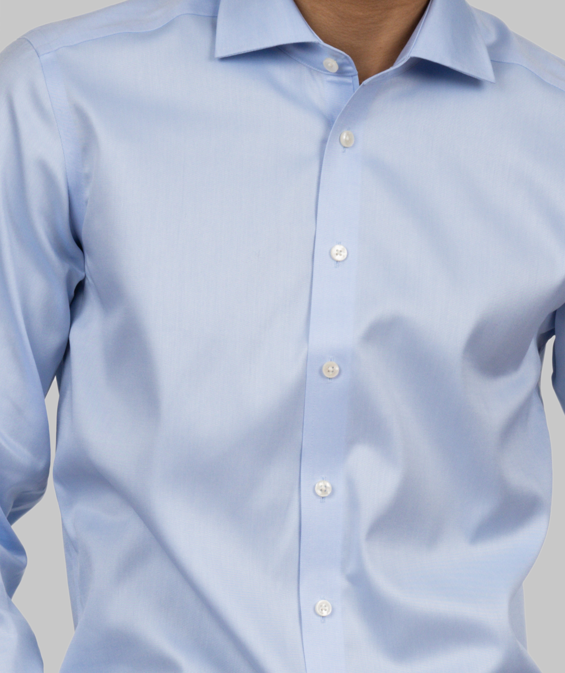 J. Harvest & Frost Black Bow 60 slim fit skjorte, Sky Blue, large image number 6