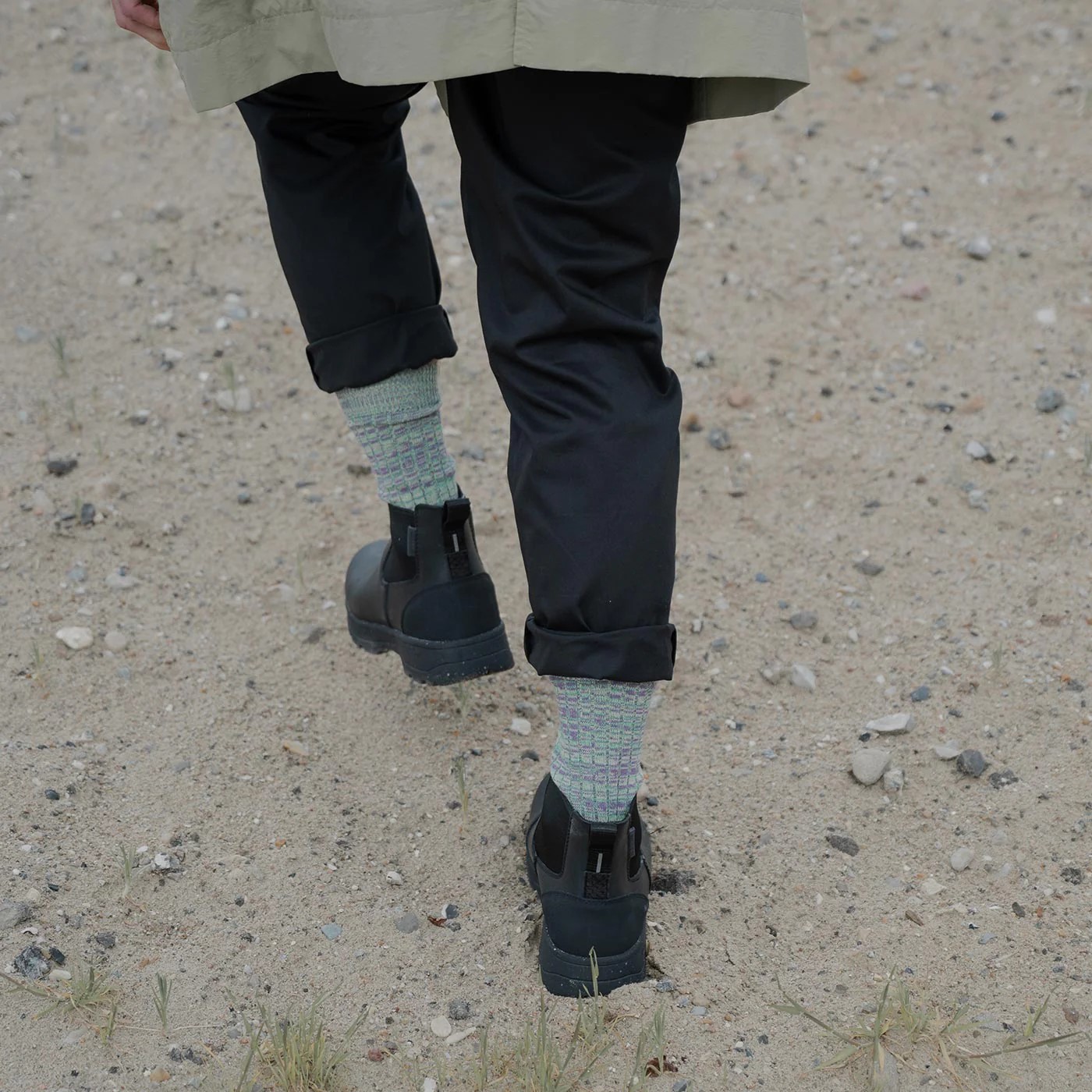 Woden Marvin Track Waterproof Reflective st&oslash;vler, Svart, large image number 9