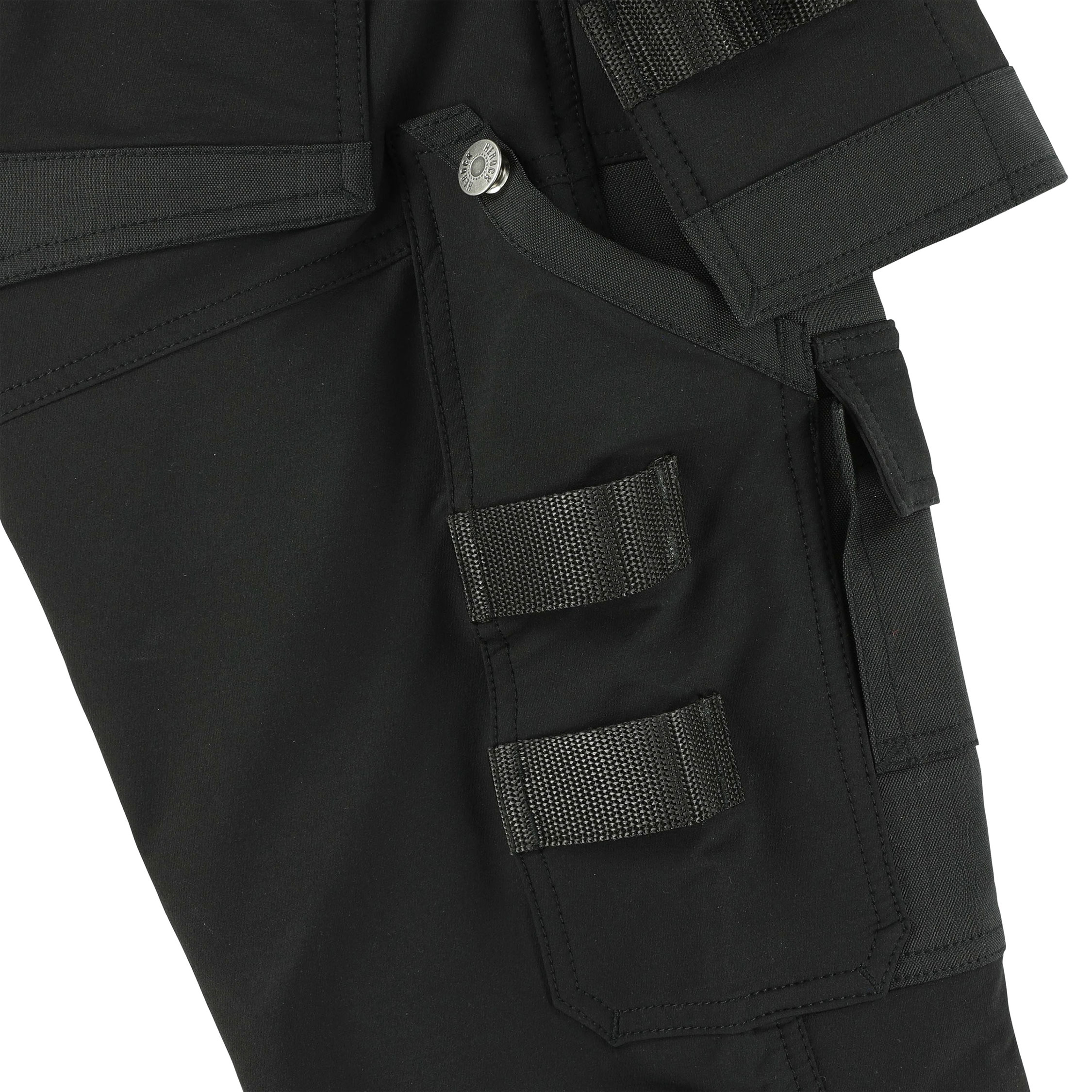 HEROCK Sparo hantverksbyxa full stretch, Black, large image number 9