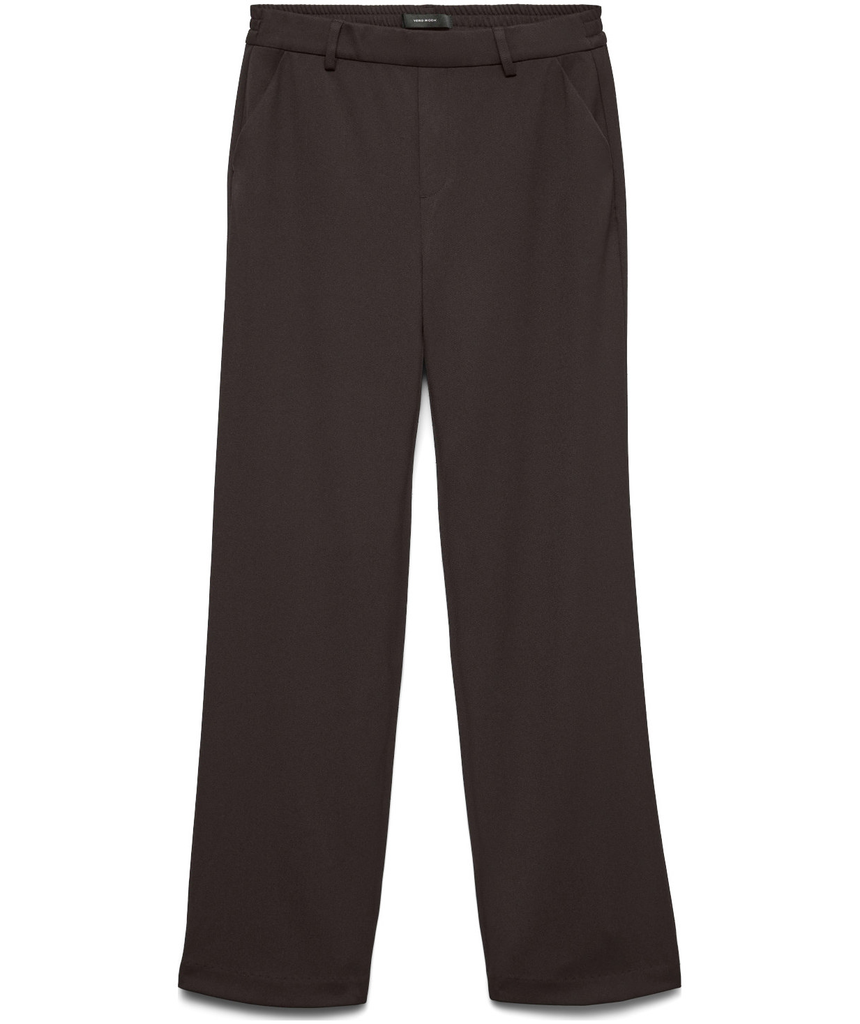 Vero Moda VMMAYA STRAIGHT SOLID byxa dam, Chocolate Torte