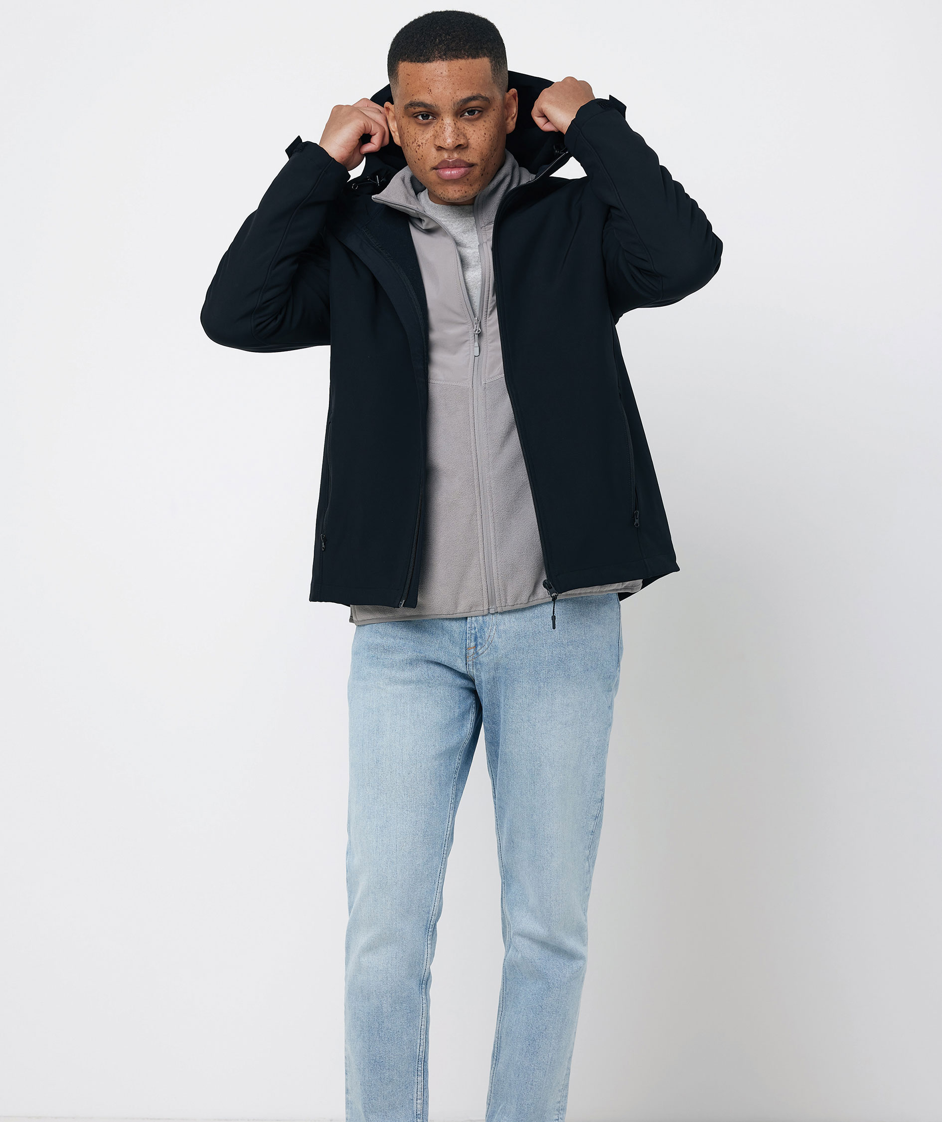 Iqoniq Makalu softshell jacket, Black, large image number 5