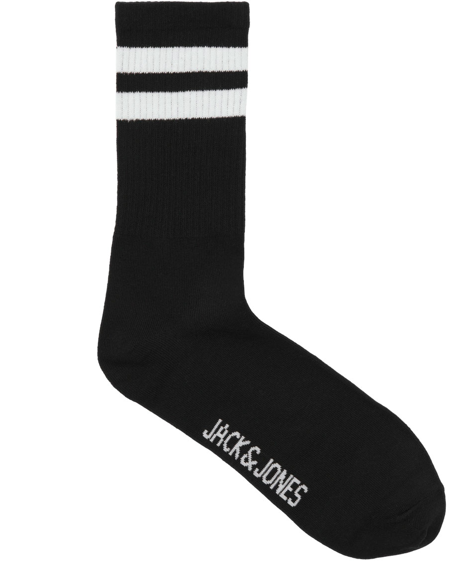 Jack & Jones JACTRAVIS 3-pack tennisstrumpor, Black