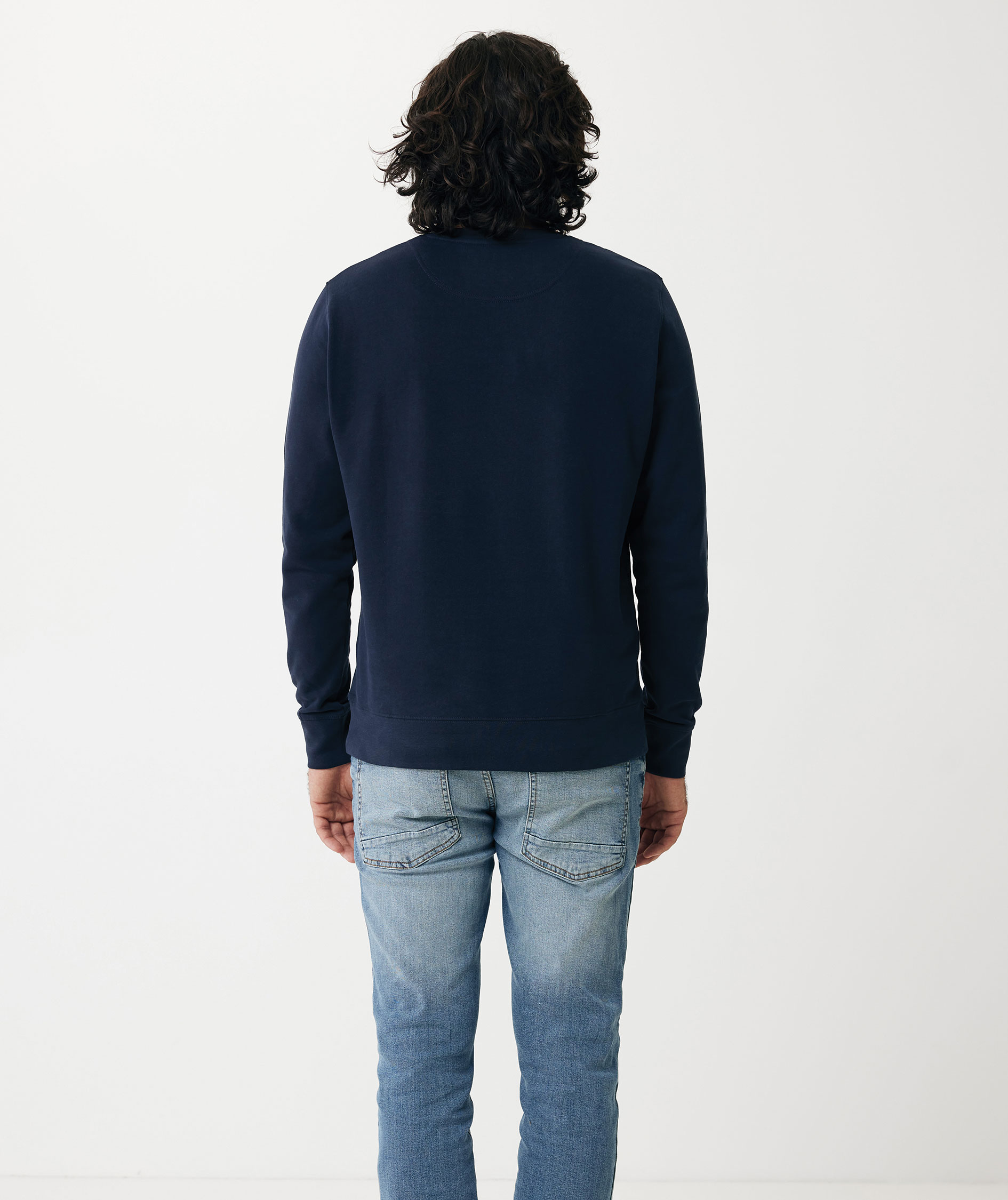 Iqoniq Etosha sweatshirt, Marinebl&aring;, large image number 3