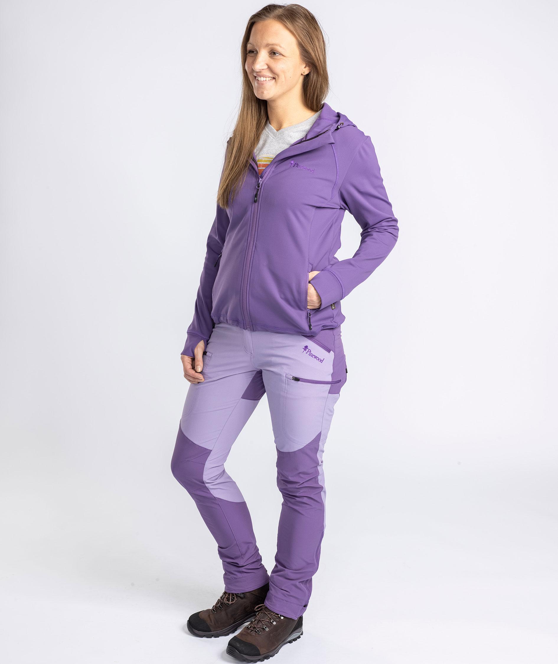 Pinewood&nbsp;Abisko Light damebukser, Light Lilac/Lilac, large image number 4