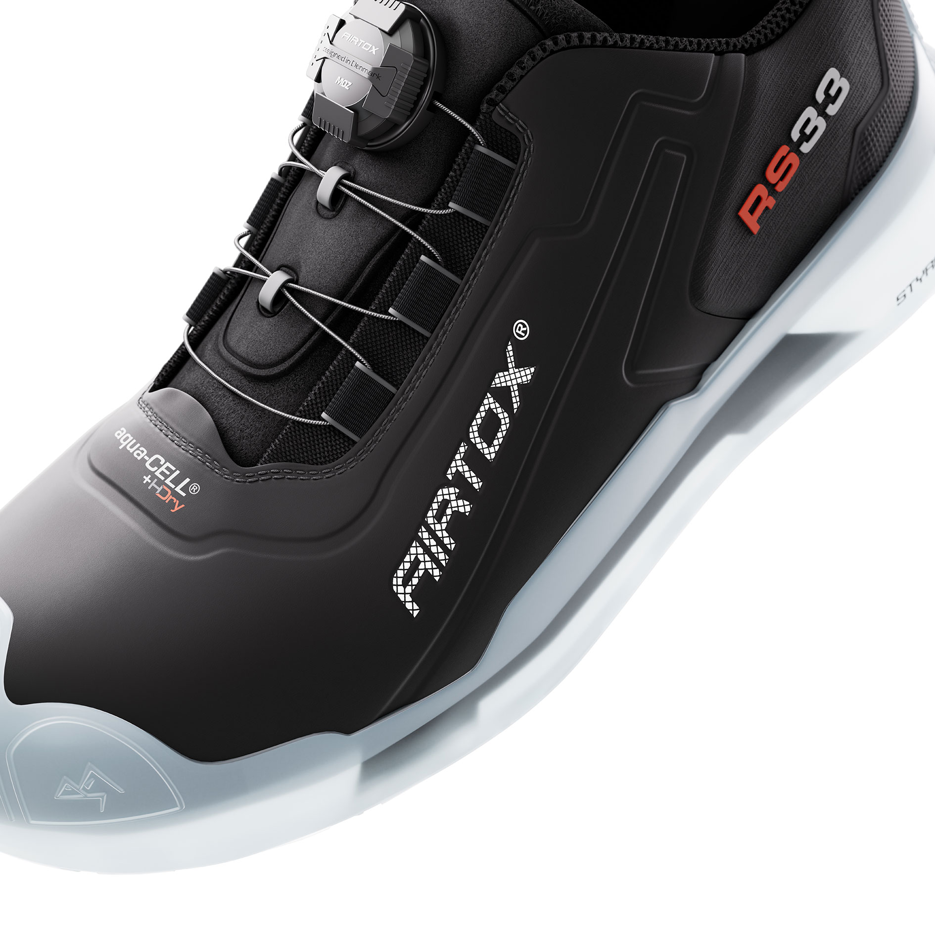 Airtox RS33 safety shoes S7S, Black/White, large image number 10