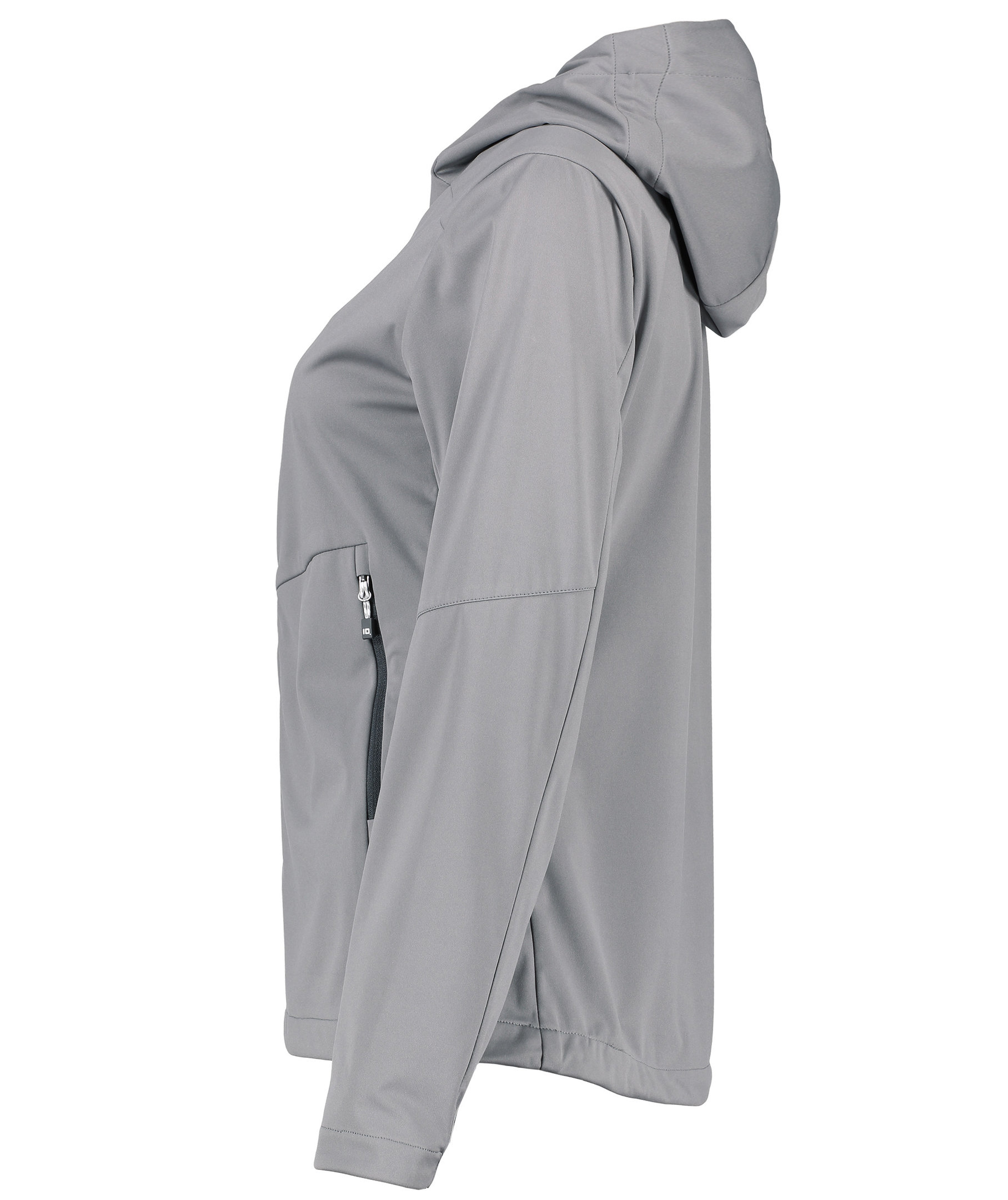 ID letv&aelig;gts dame softshelljakke, Gr&aring;, large image number 4