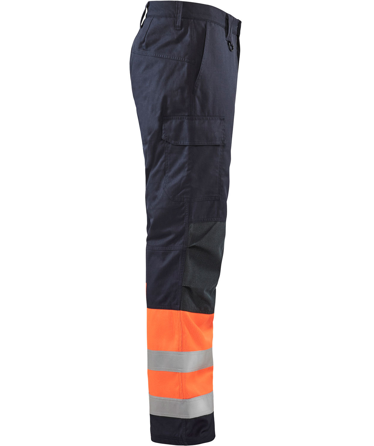Bl&aring;kl&auml;der Multinorm vinterbukser, Marine/Hi-Vis Orange, large image number 3